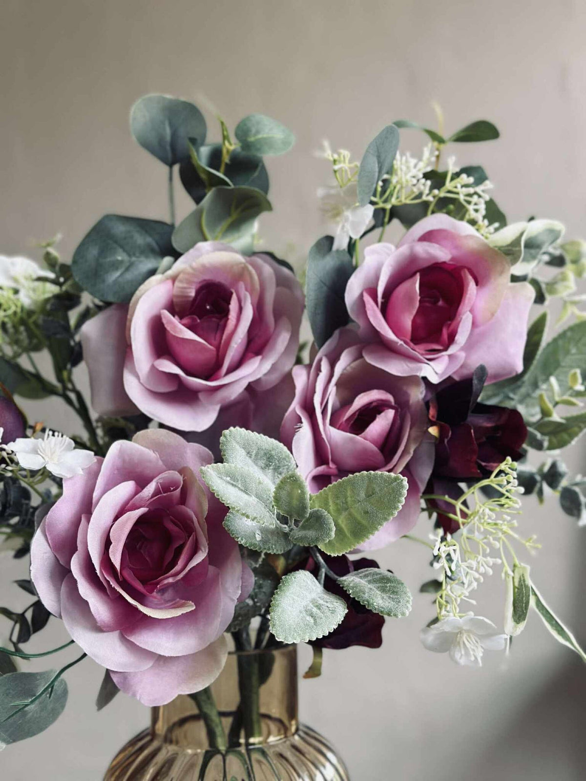 Bukett med rosor - Rosa