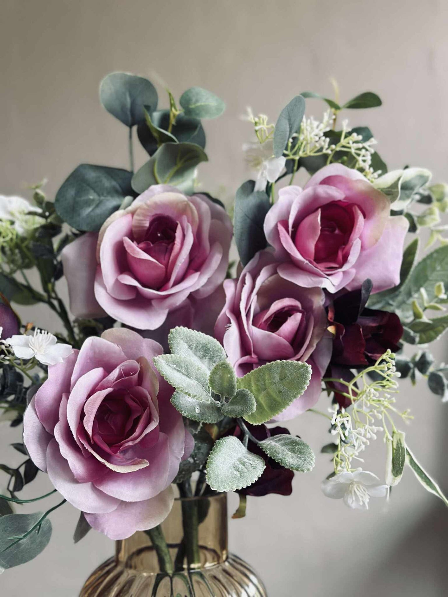 Bukett med rosor - Rosa