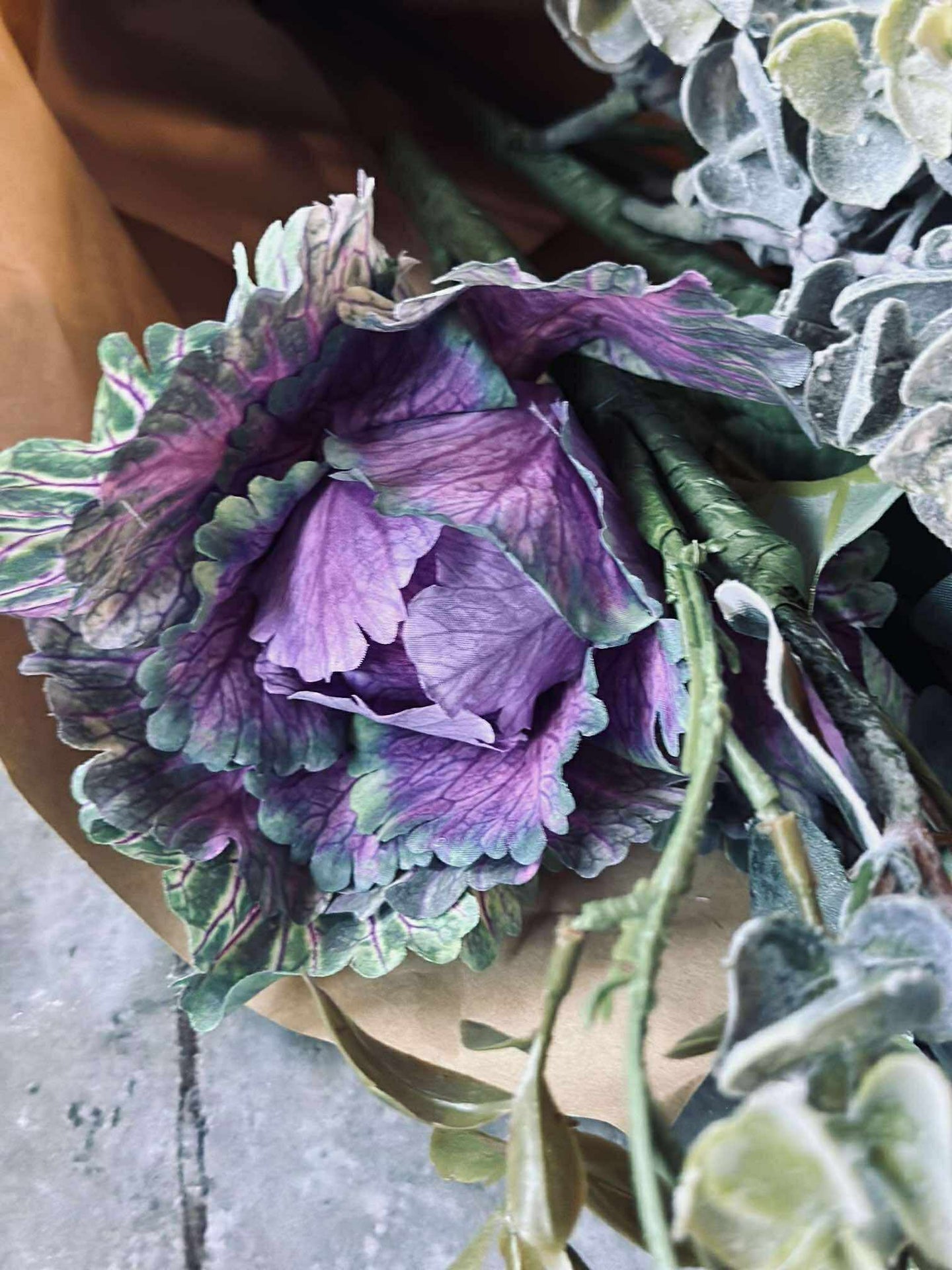 Bukett - Grön / Lila