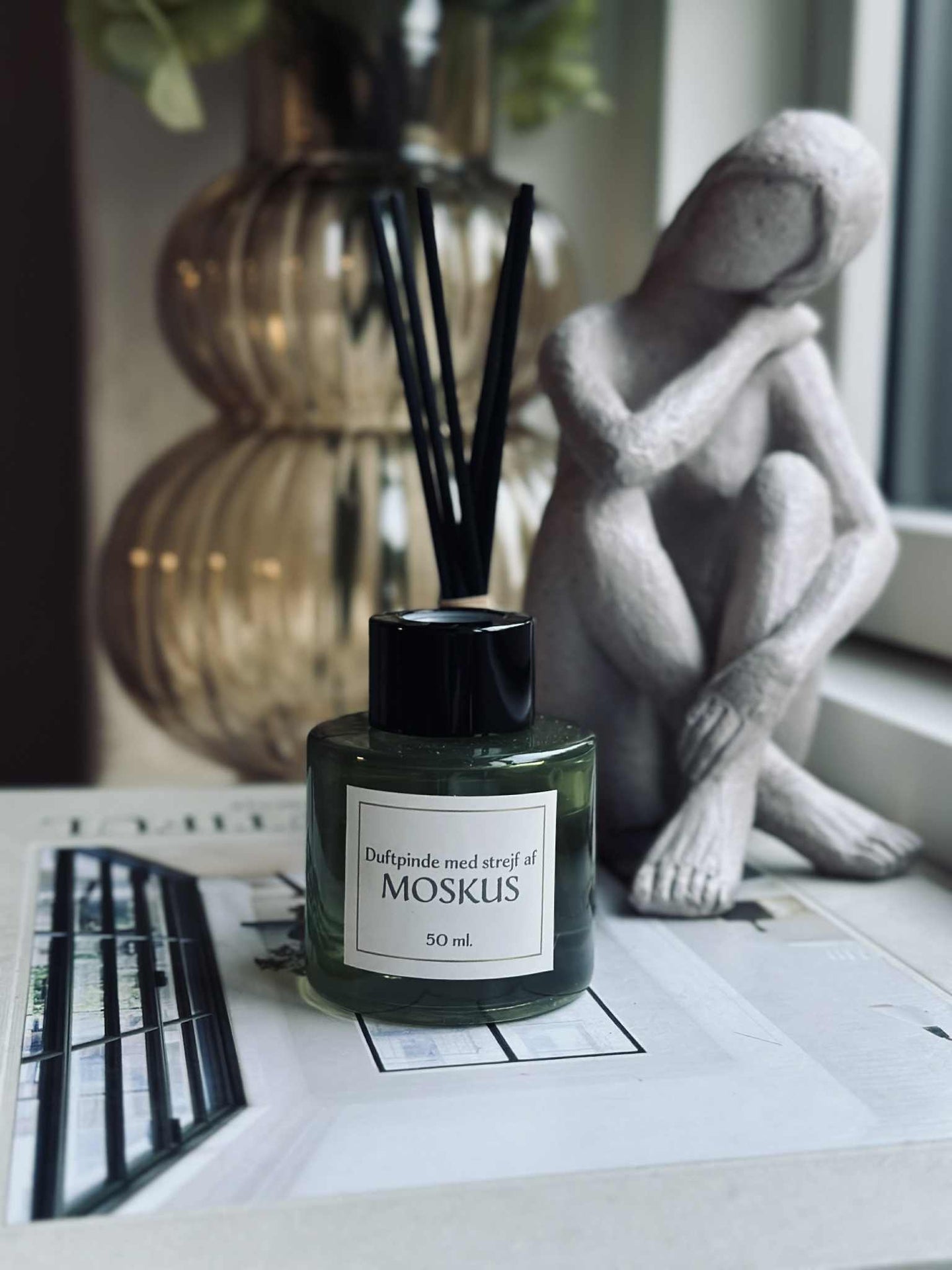 Doftpinnar - Musk 50ml - Olivfärg