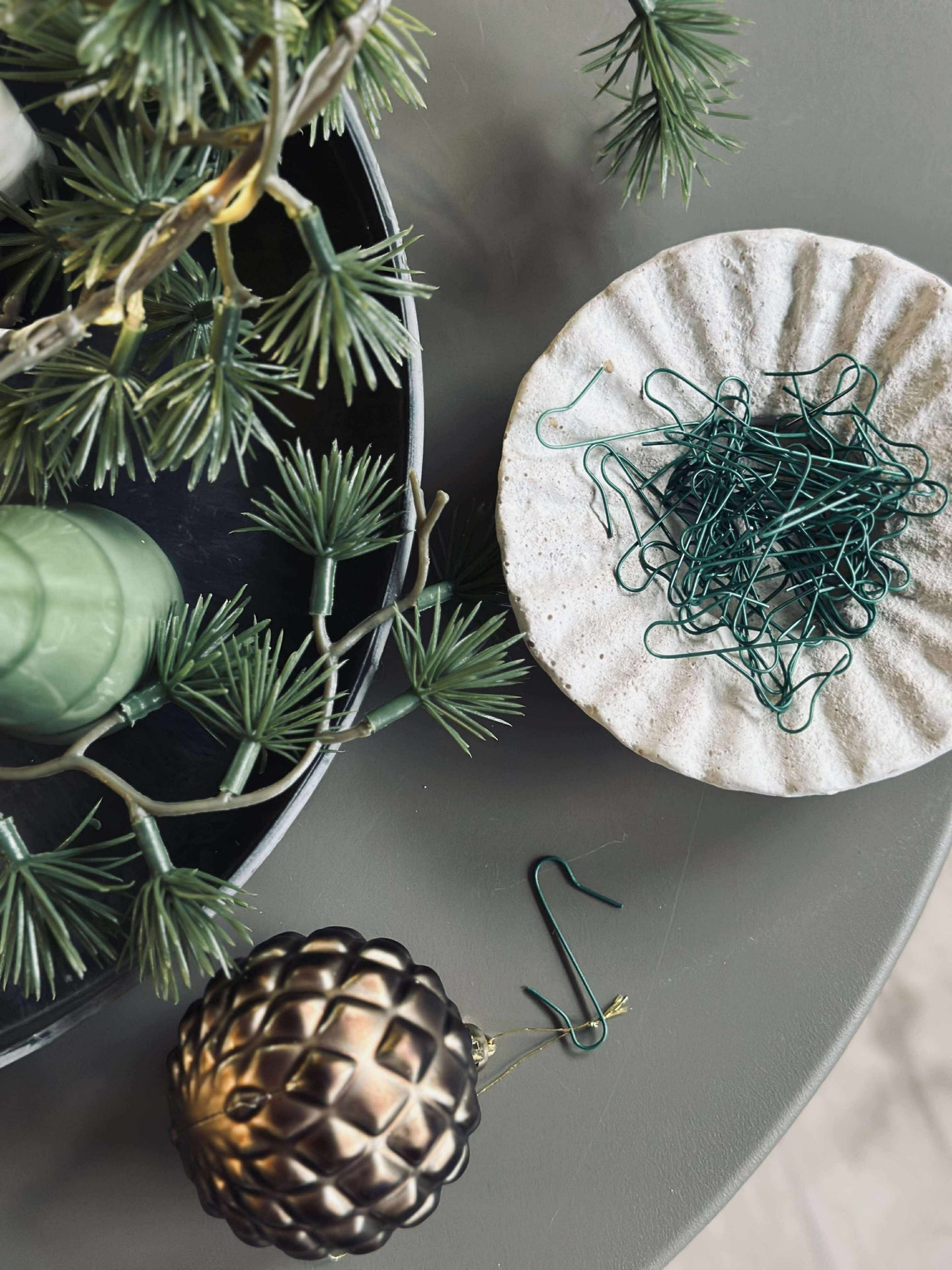 Krok för upphängning av dekorationer - 50 st