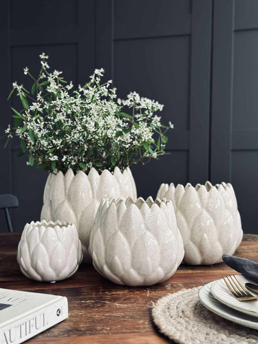 Krukskydd Vit - Flera storlekar