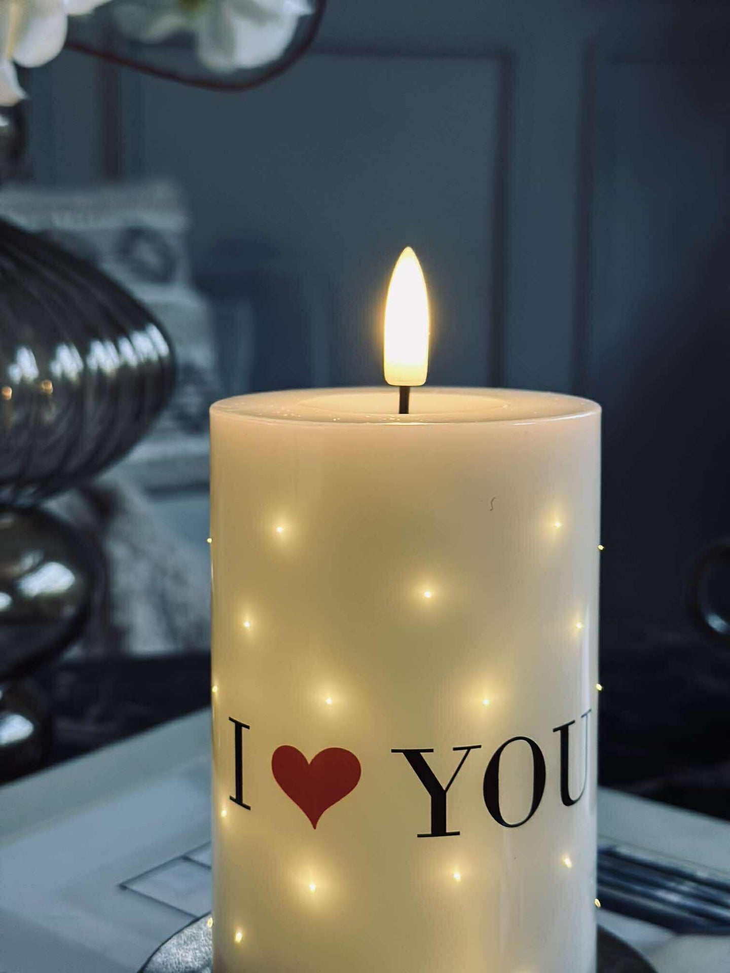 LED-blockljus TWINKLE - Love