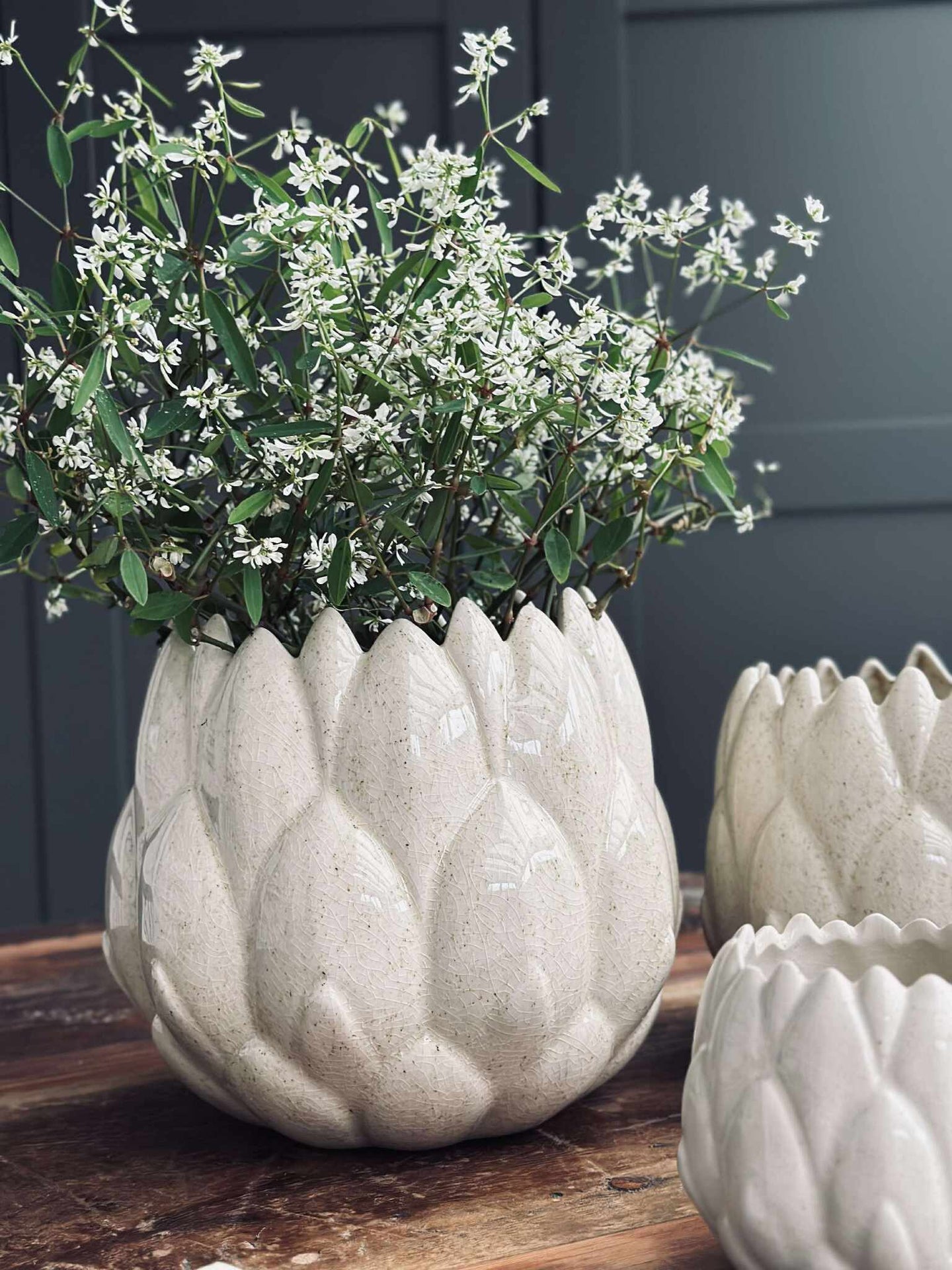 Krukskydd Vit - Flera storlekar