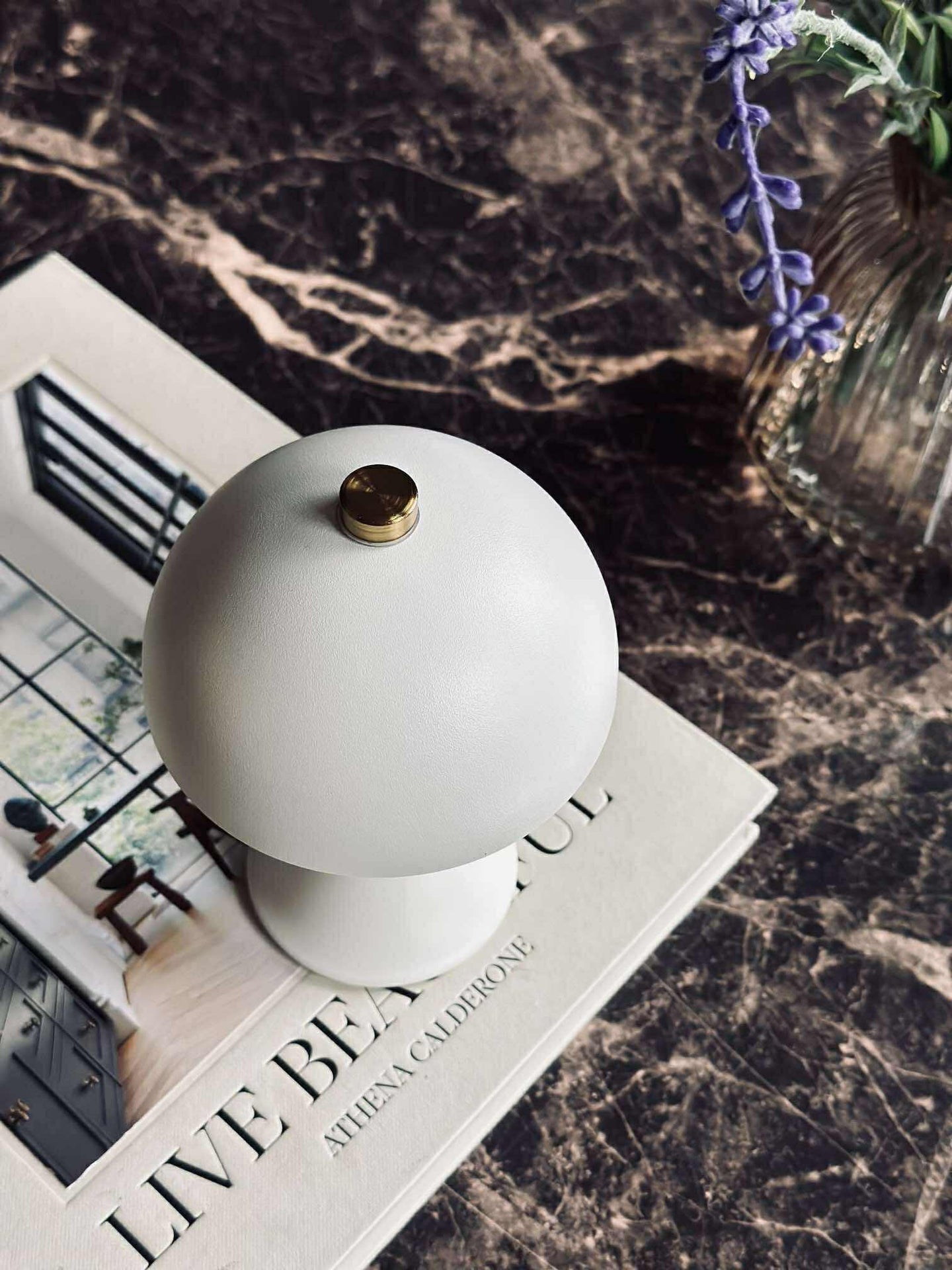 Bordslampa Mini Touch - Vit