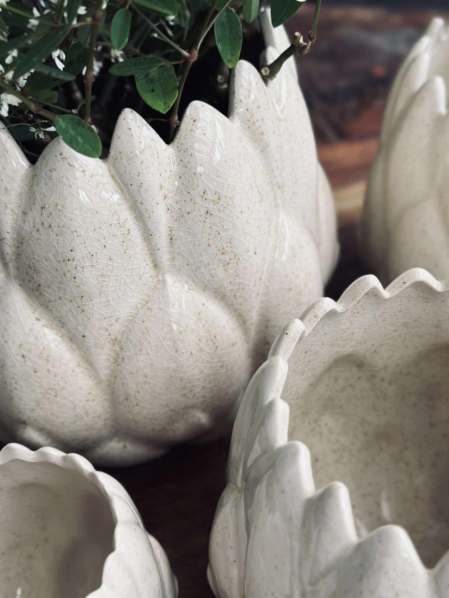 Krukskydd Vit - Flera storlekar