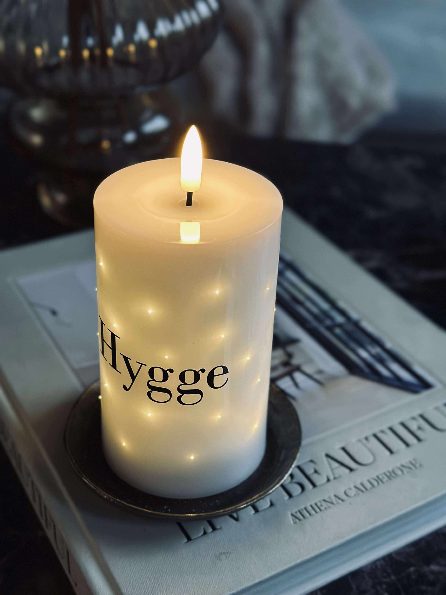 LED-blockljus TWINKLE - Hygge