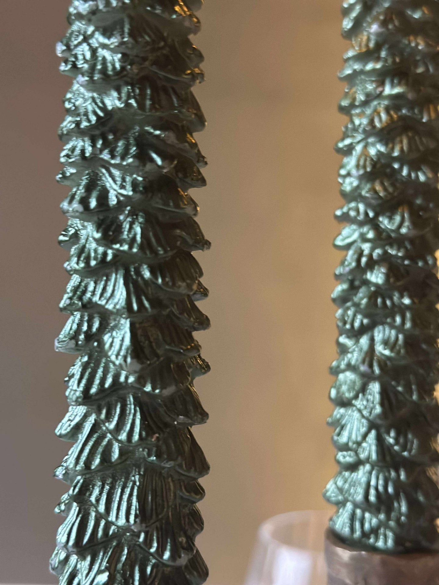 LED Scenljus 2 st - Julgrön