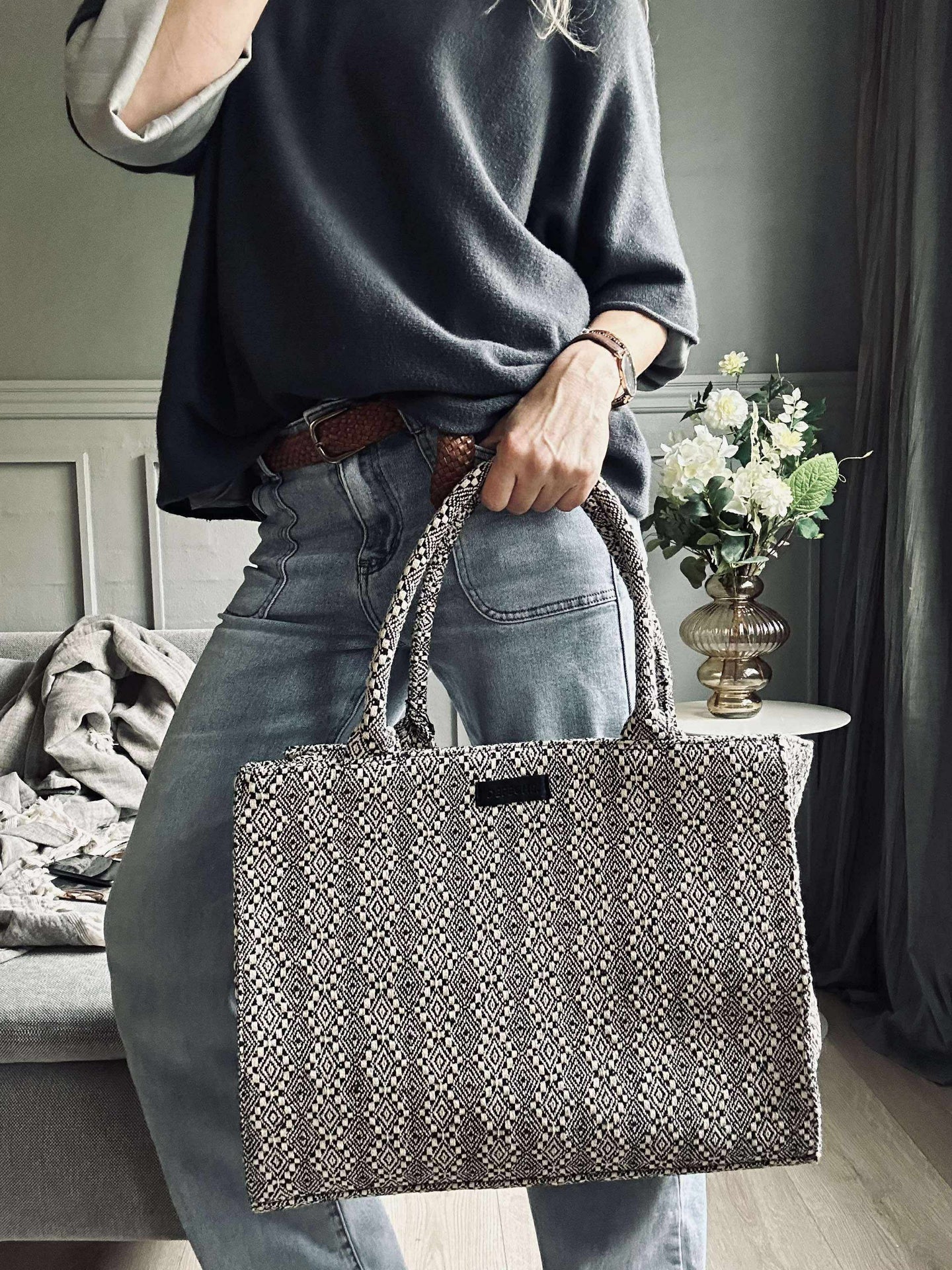 Shopper Julia - Dekorerad med exklusivt tryck