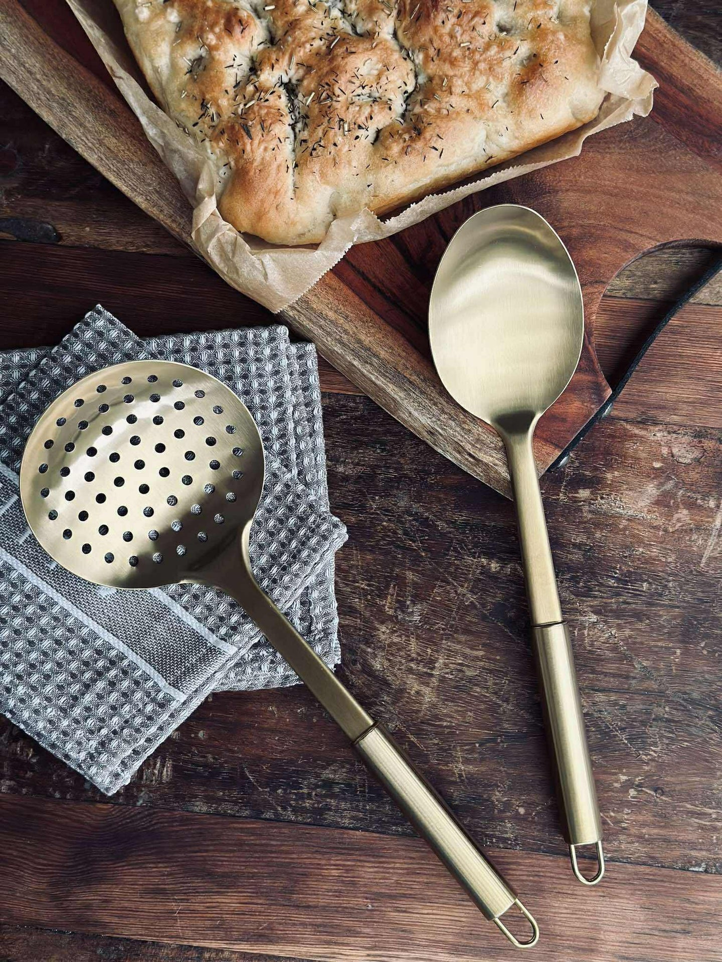 Palett med hål Golden - Rostfritt stål