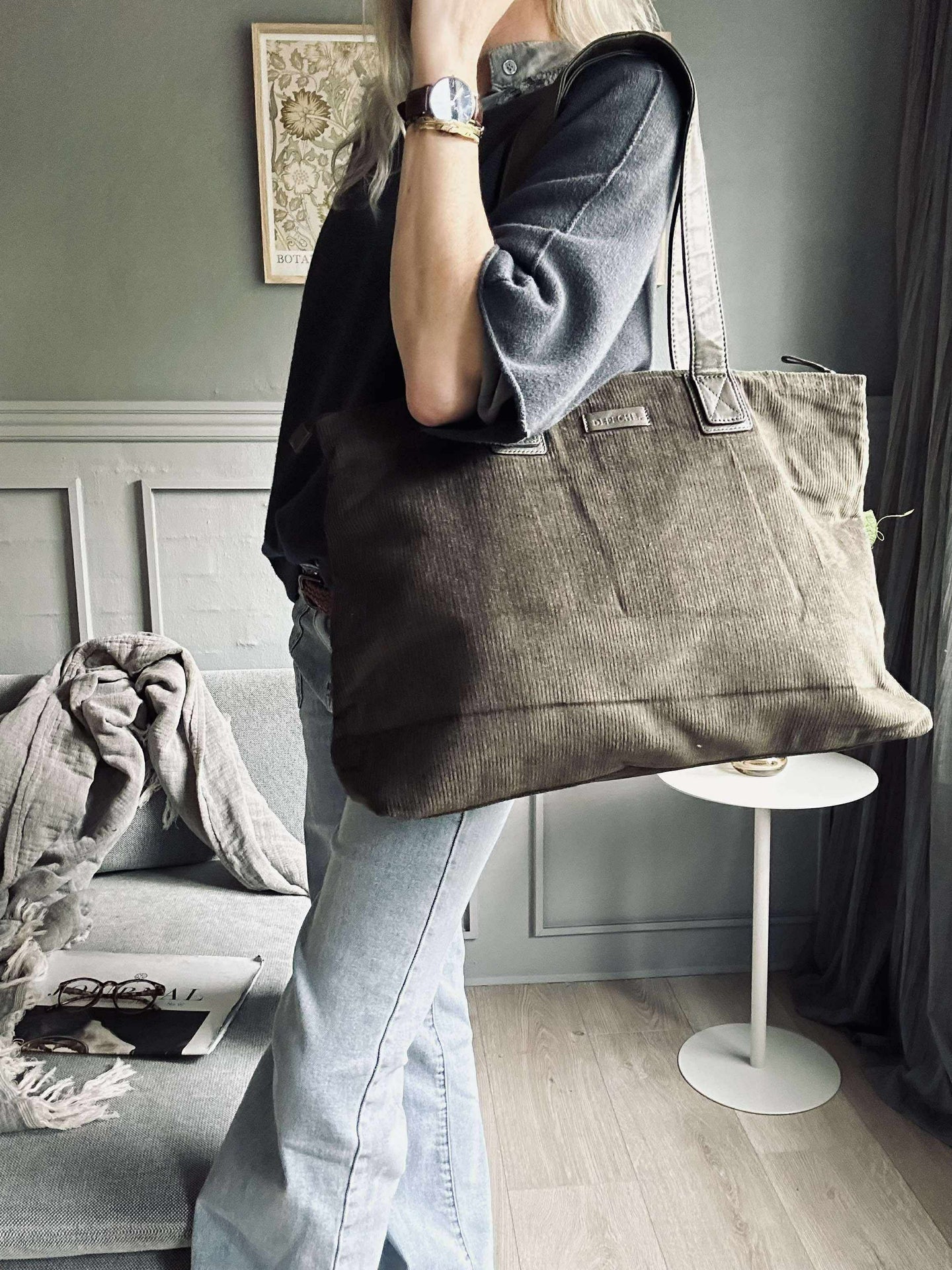 Shopper Manchestertyg - Army