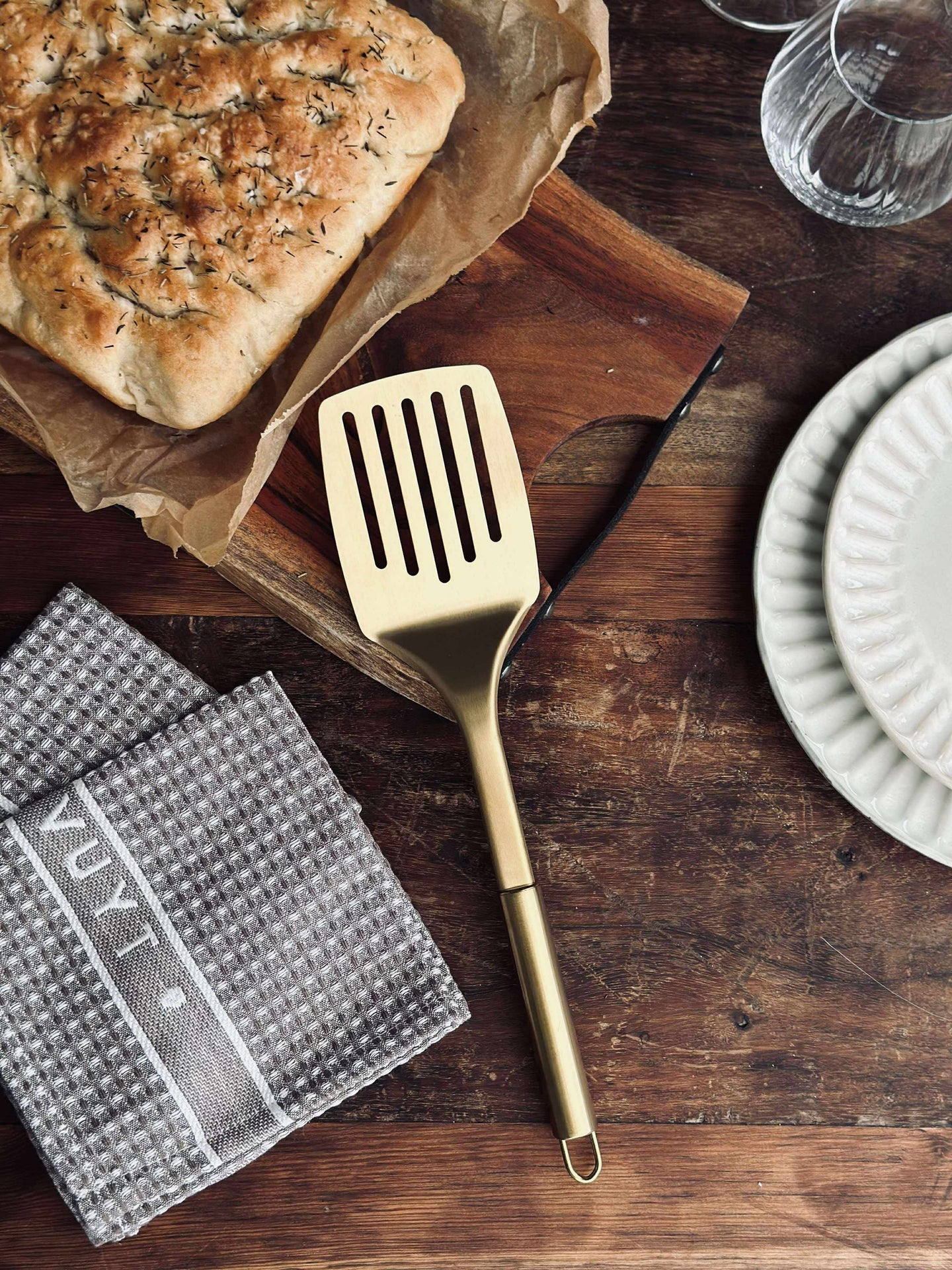 Palett med hål Golden - Rostfritt stål