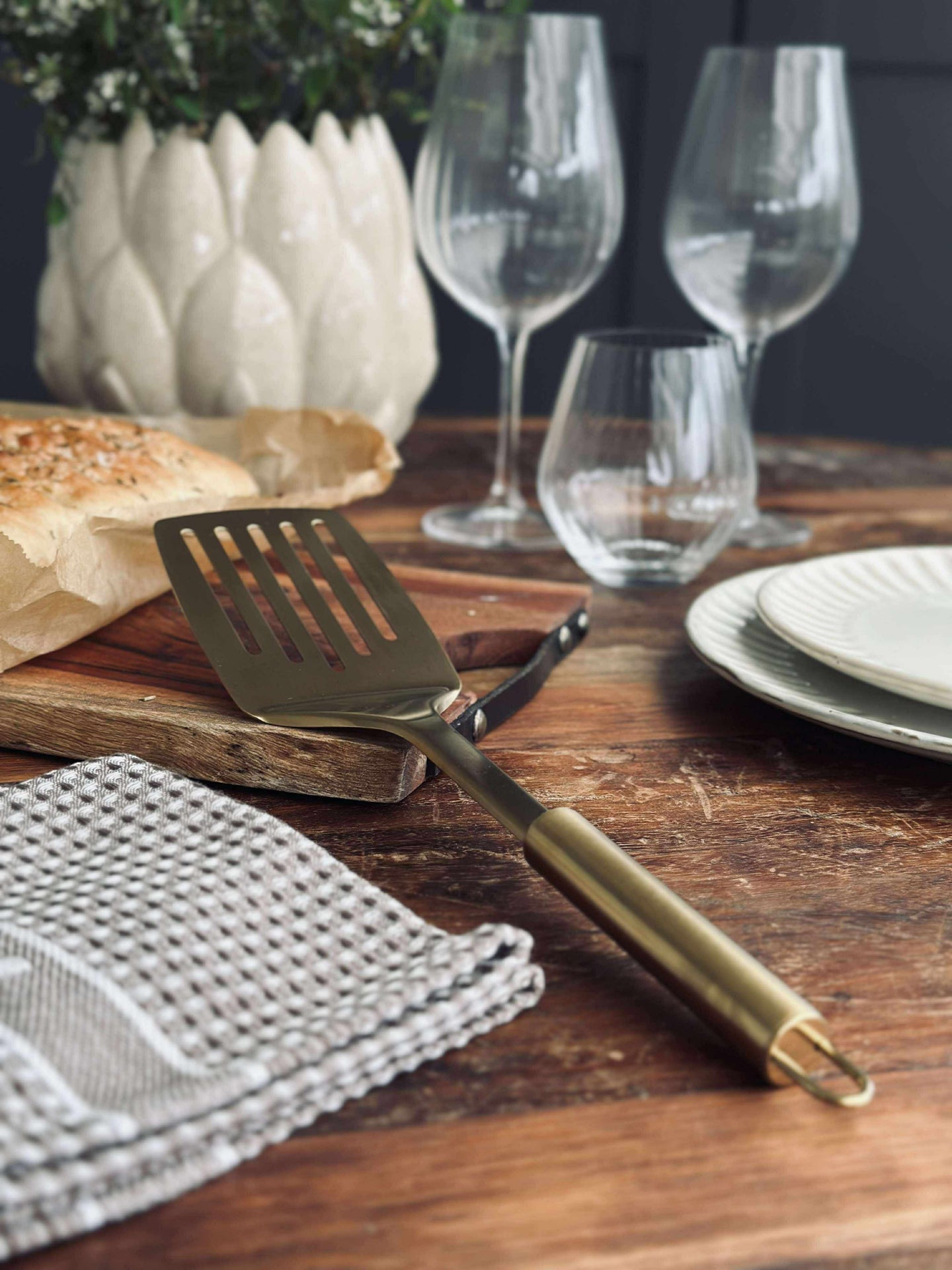 Palett med hål Golden - Rostfritt stål