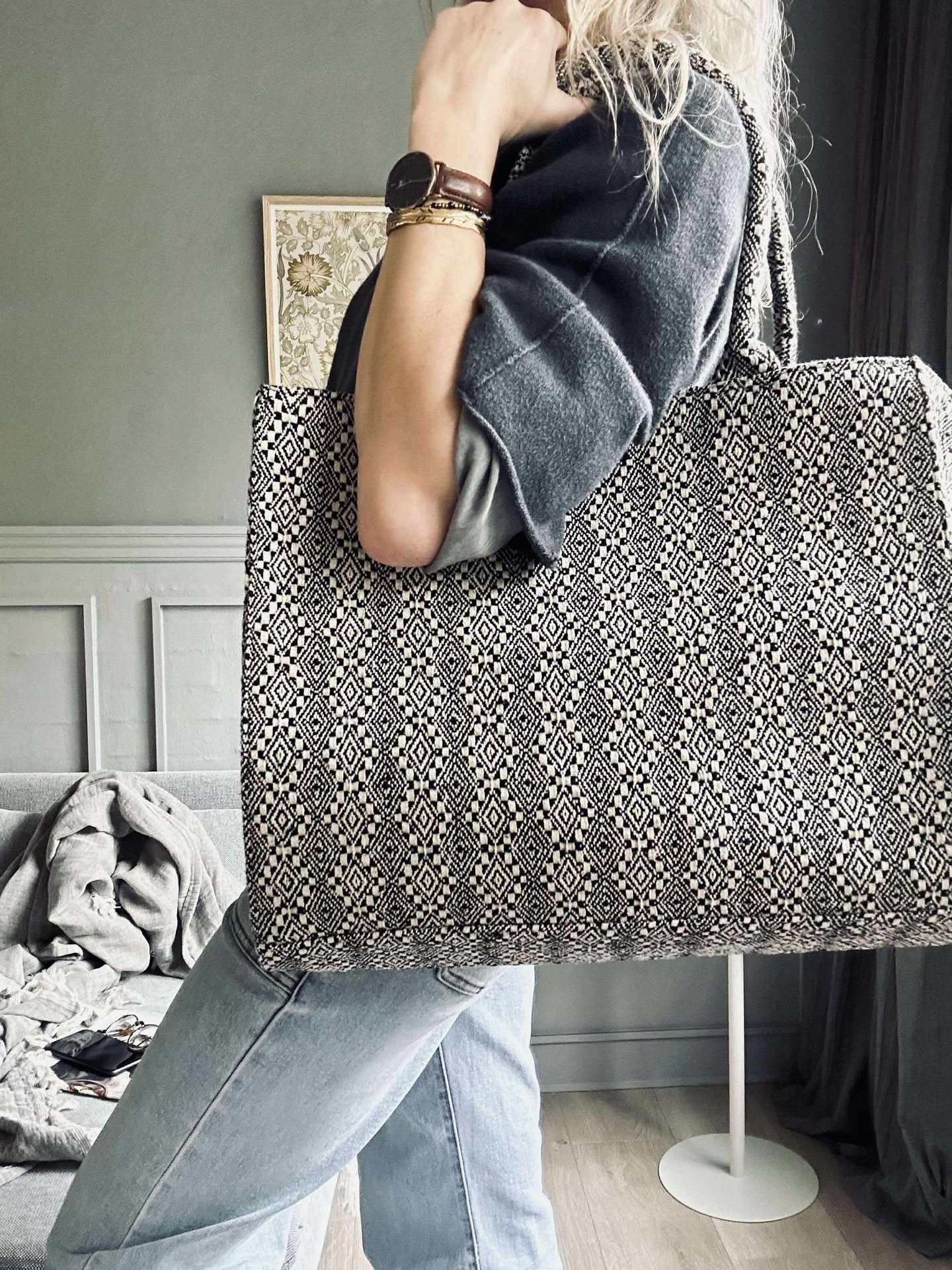 Shopper Julia - Dekorerad med exklusivt tryck