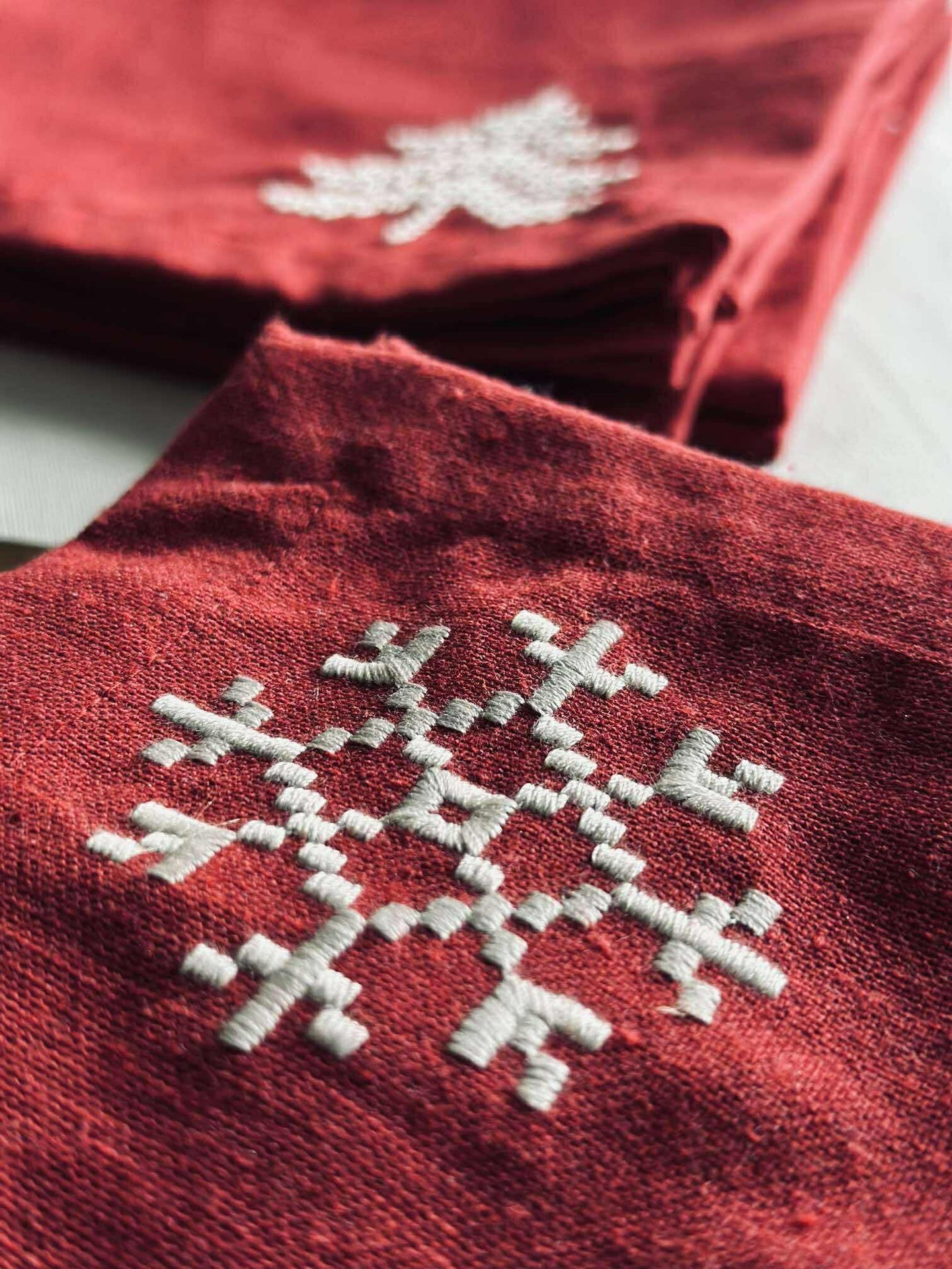 Servetter Röd Jul - 4 st