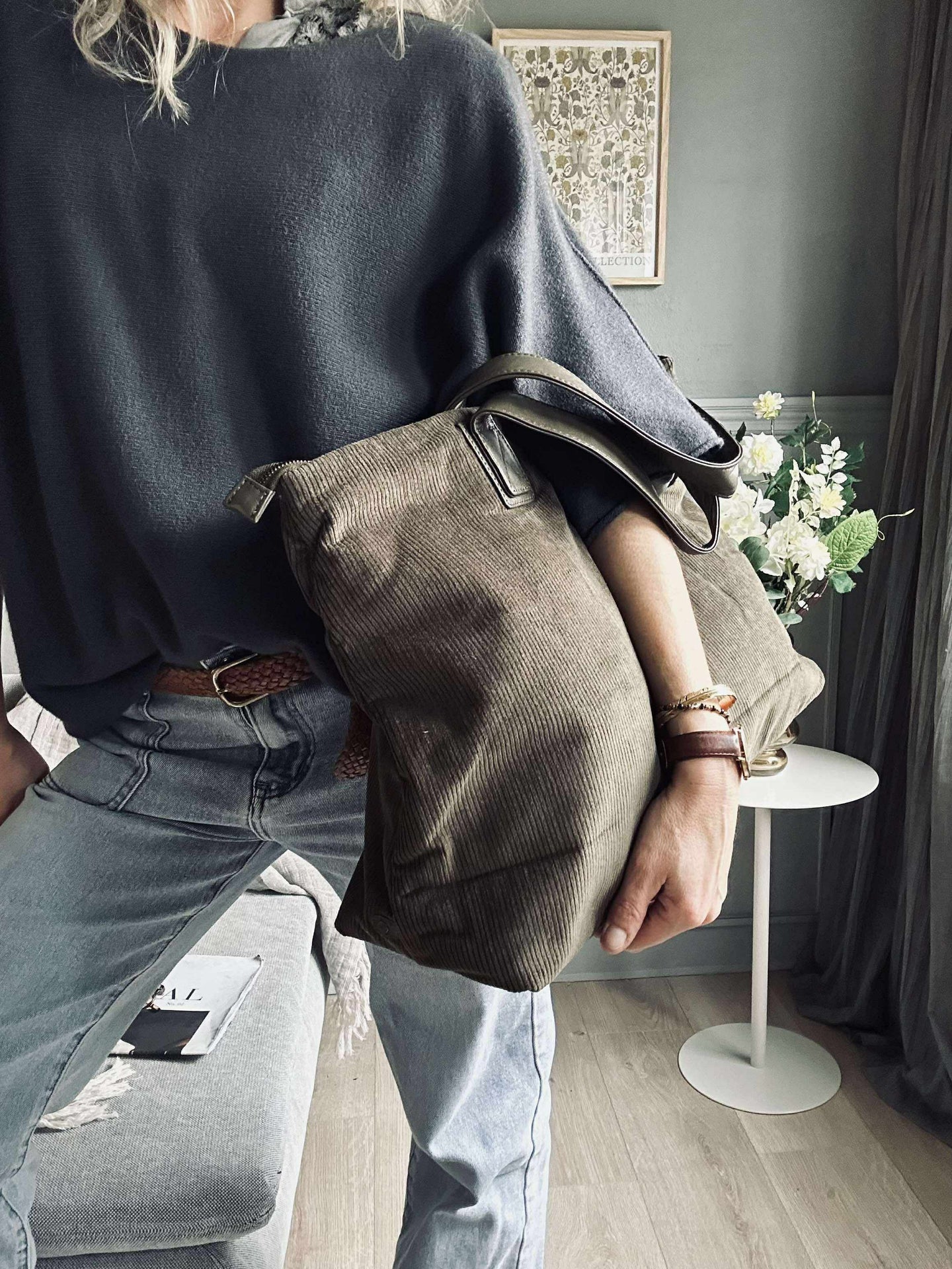 Shopper Manchestertyg - Army