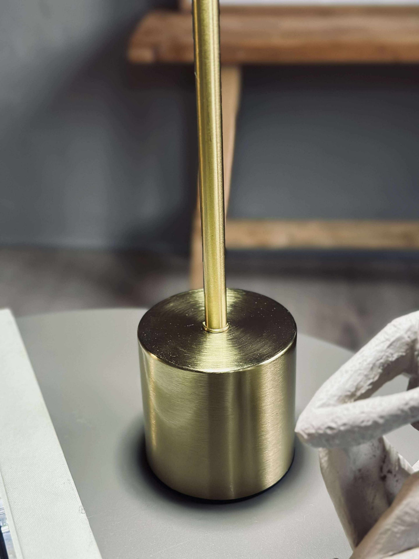 LED-bordslampa KELLY Guld - uppladdningsbar