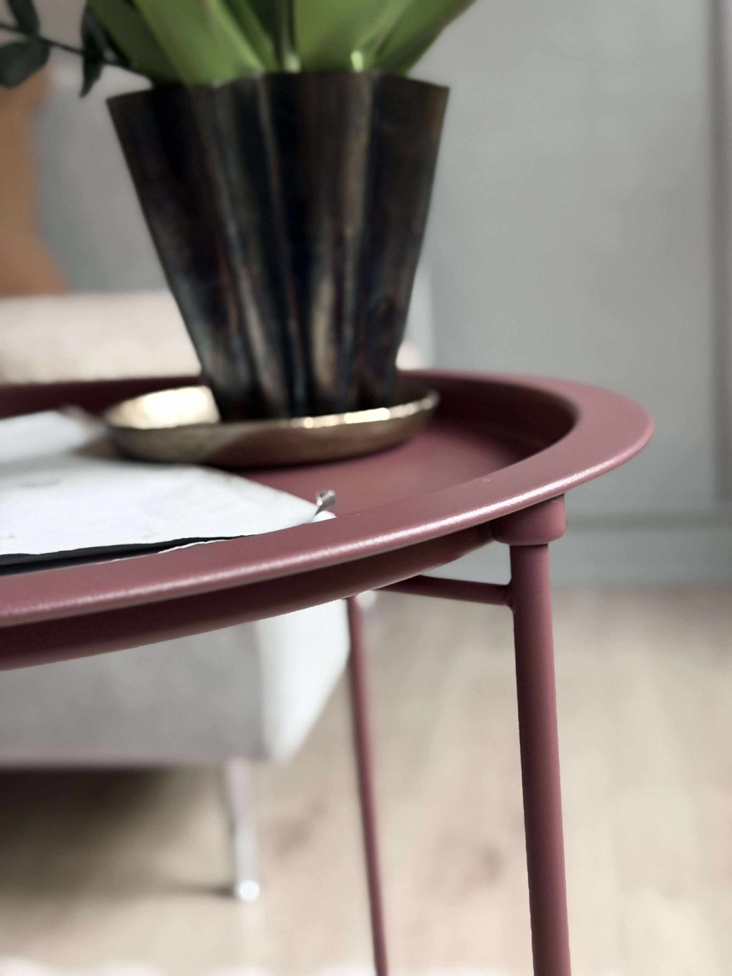 Brickbord - Bordeaux metall