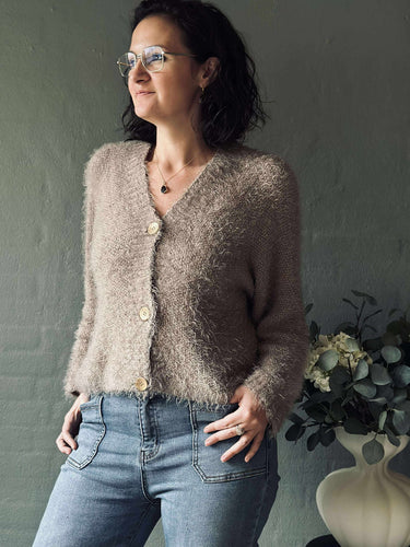 Cardigan Dakota - Mörk fango