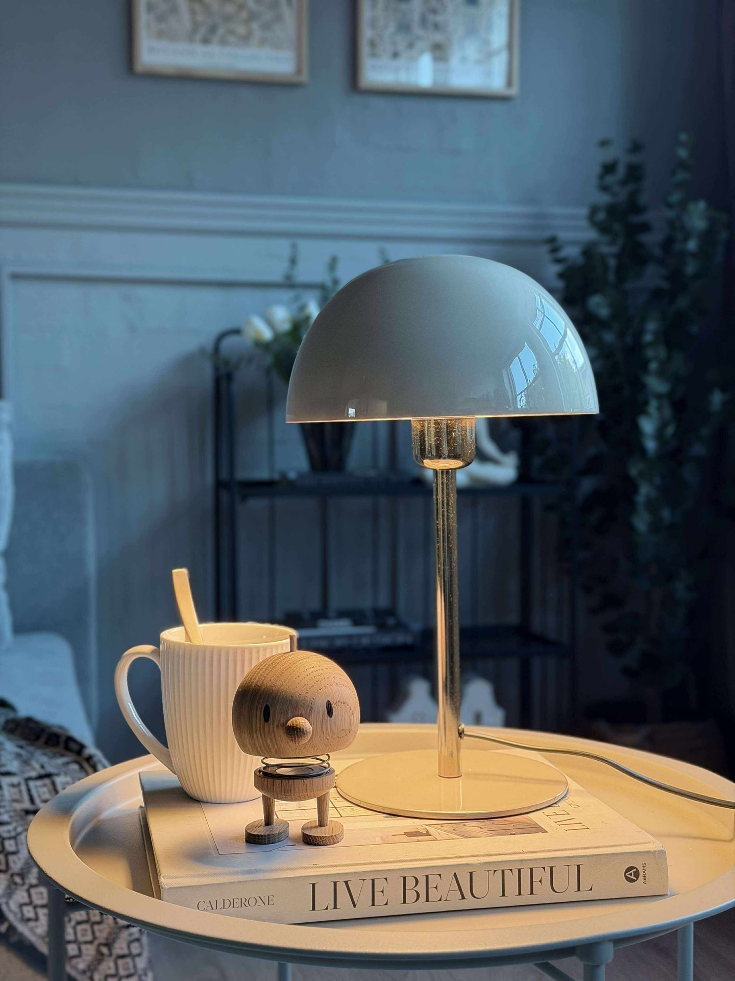 Bordslampa Sand / guld