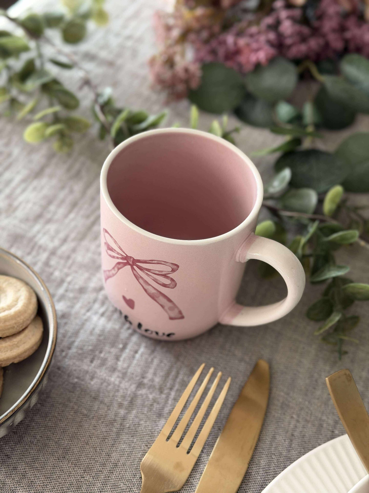 Mugg Slöja - Mjuk ros