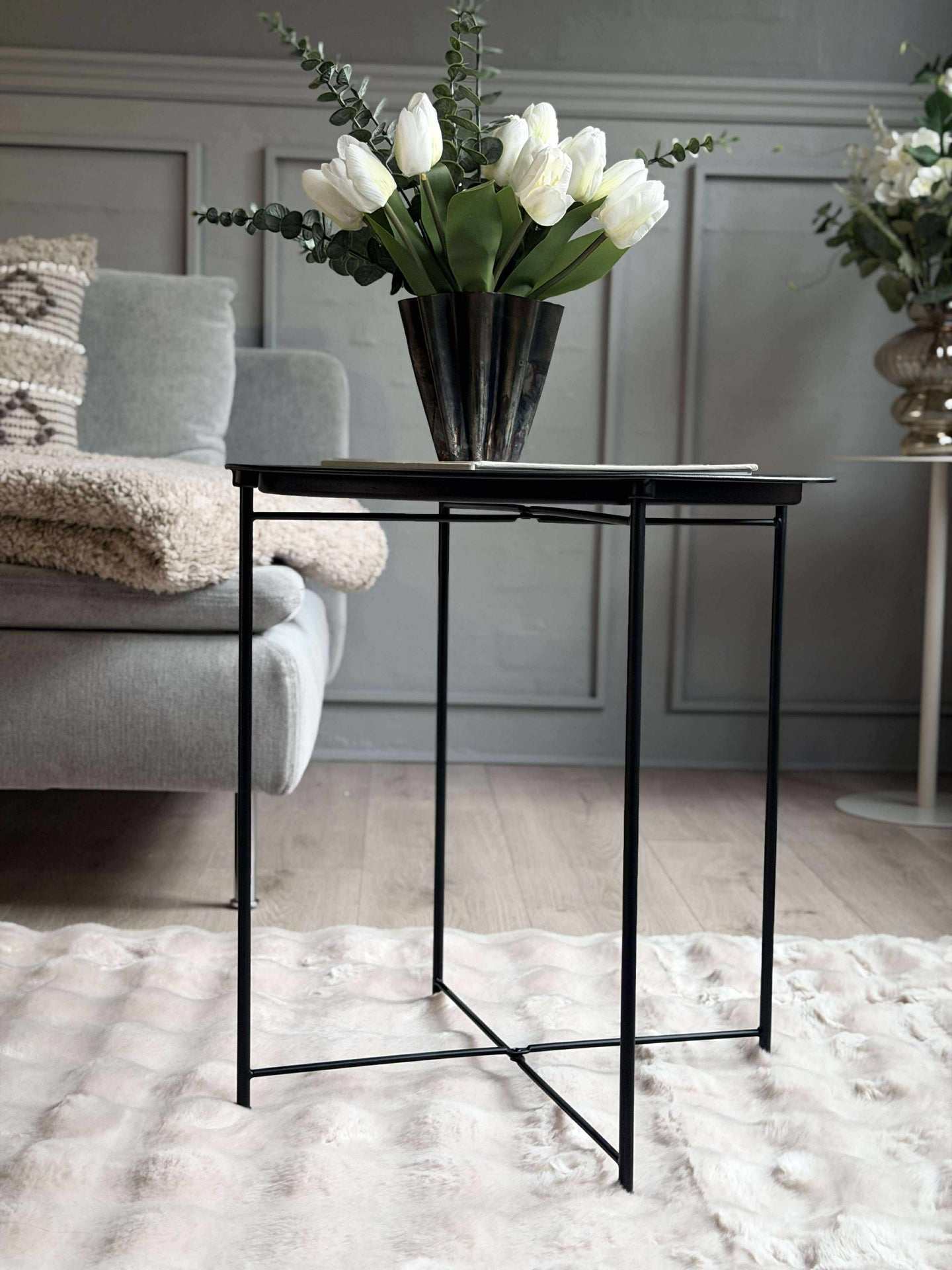 Brickbord - Svart metall