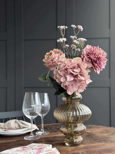 Bukett - Hortensia rosa