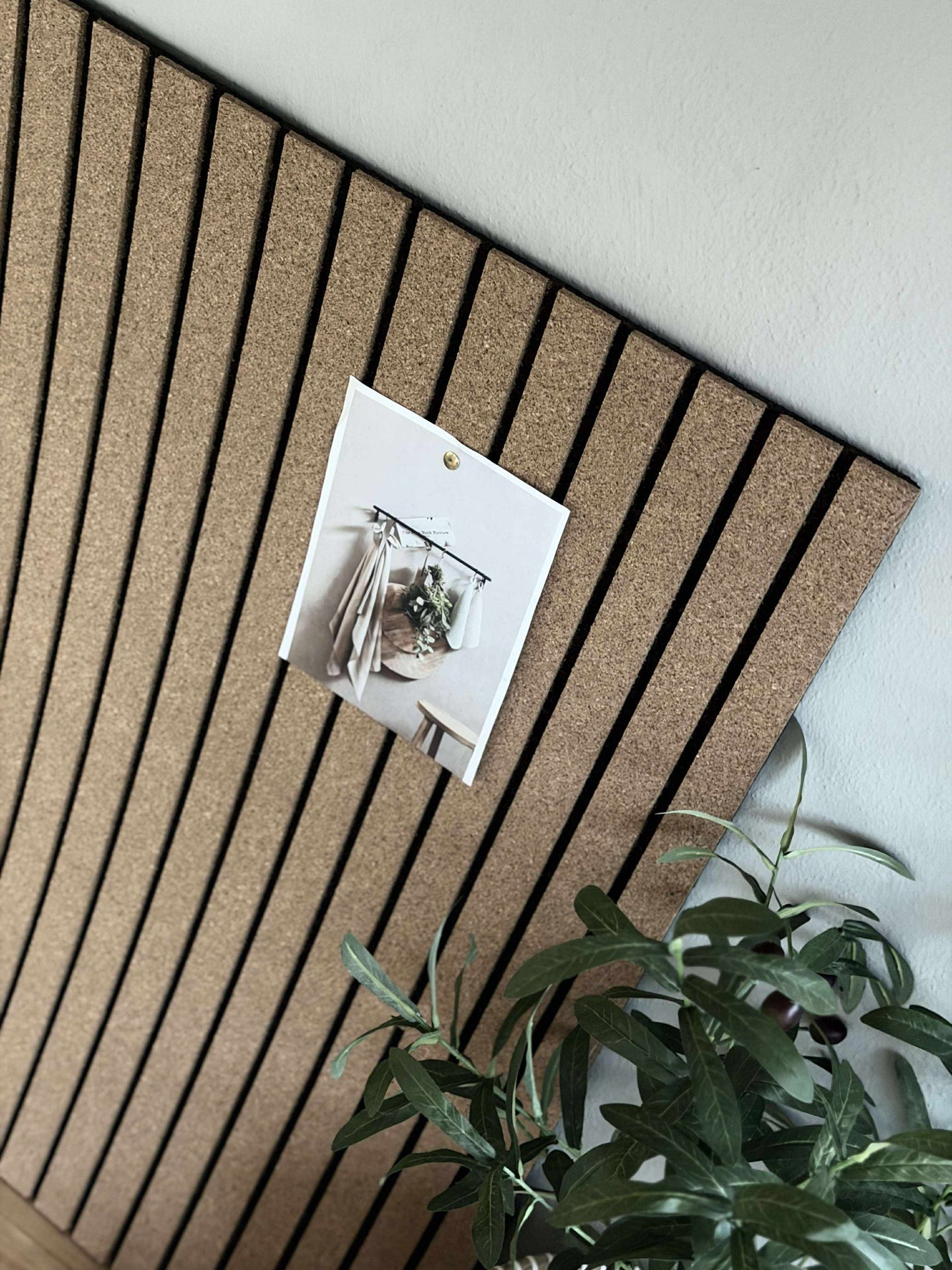 Korkplatta med paneleffekt NEW Light - Ljuddämpande