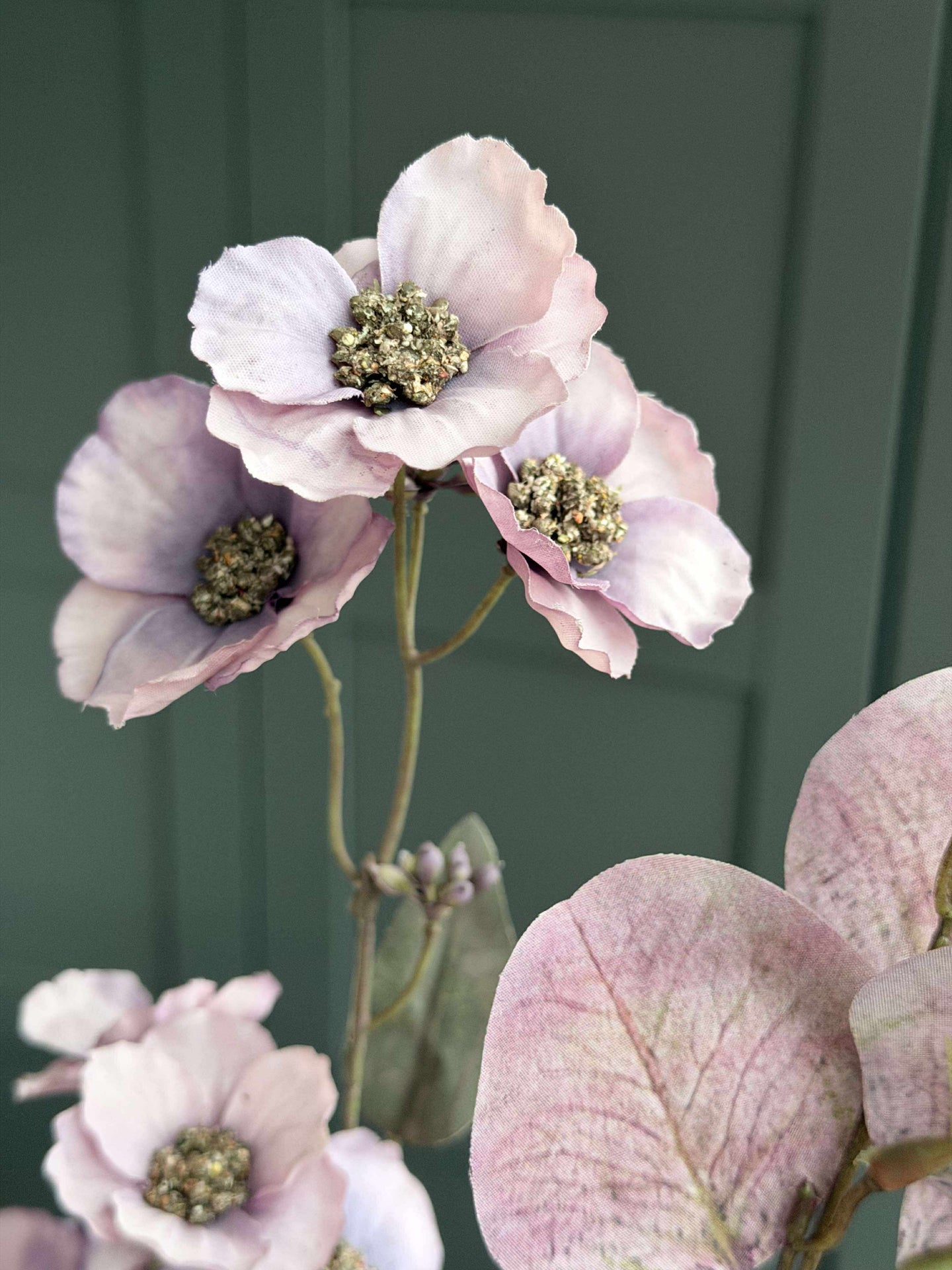 Bukett med hortensia - Syren / rosa