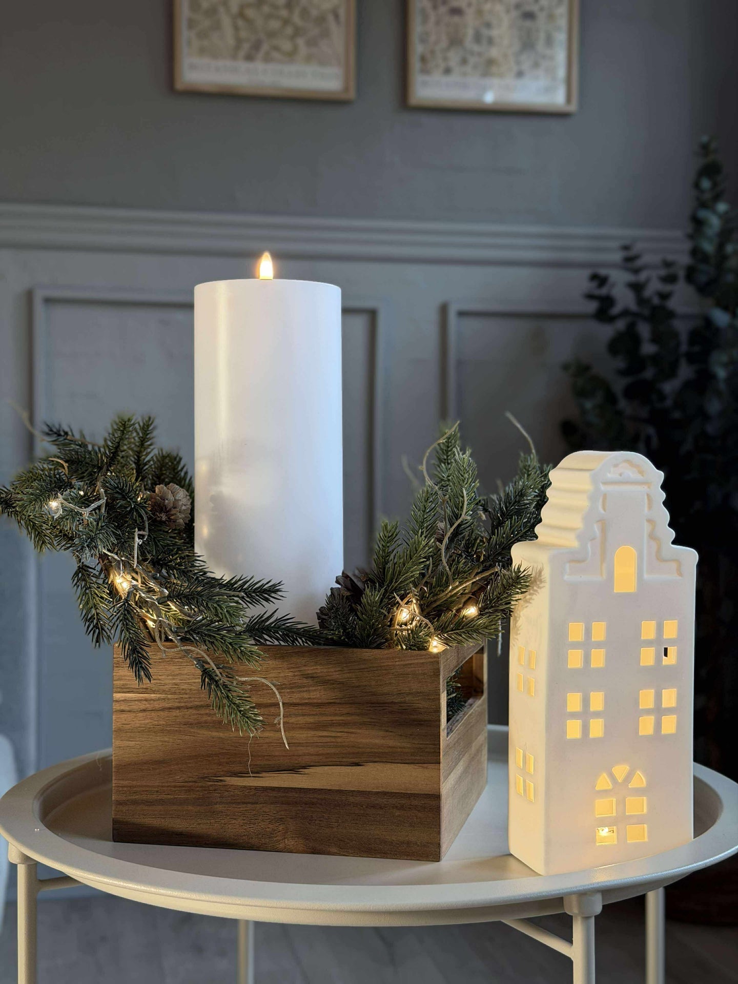 Låda i akaciaträ - 20x20