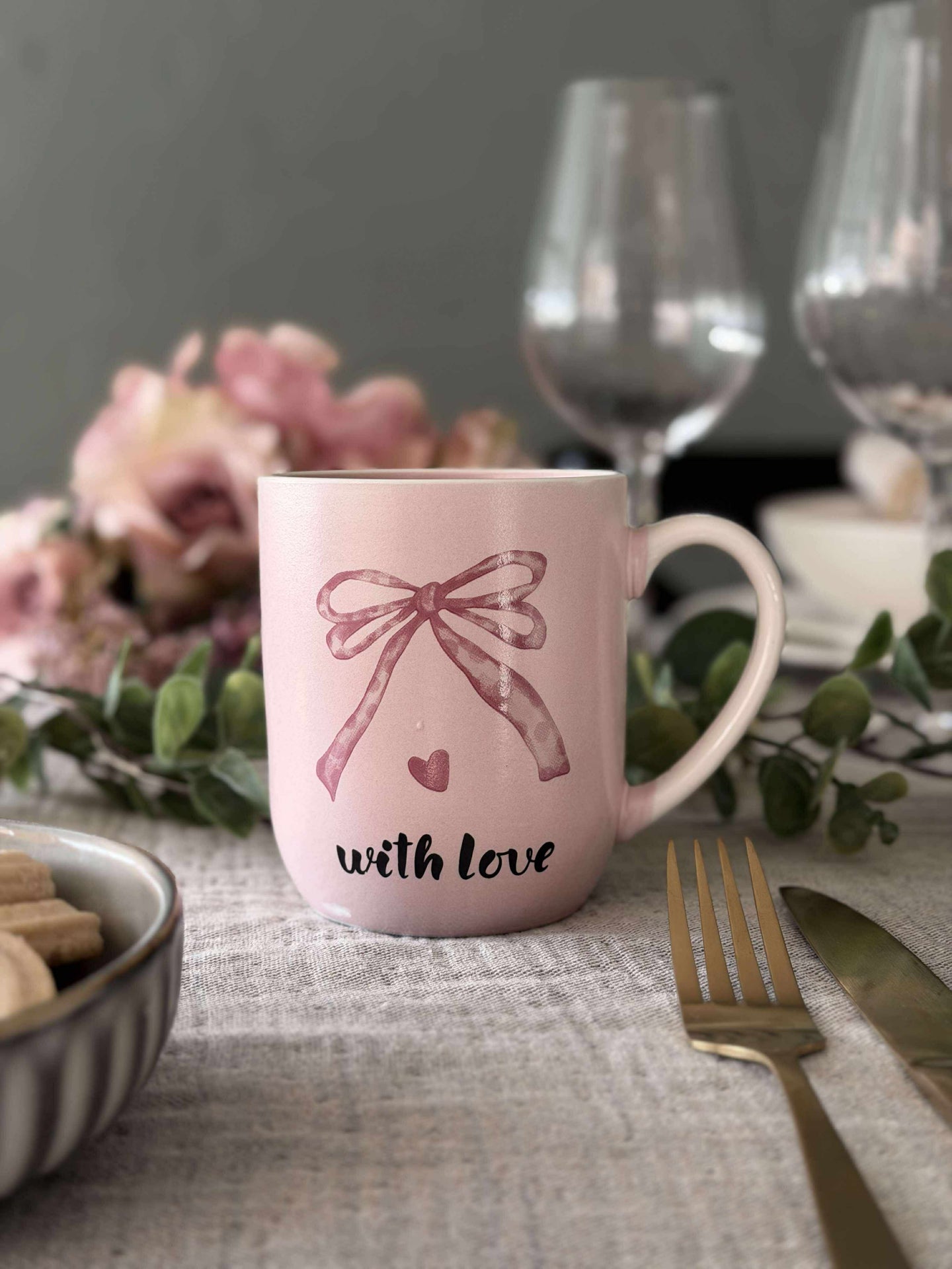 Mugg Slöja - Mjuk ros