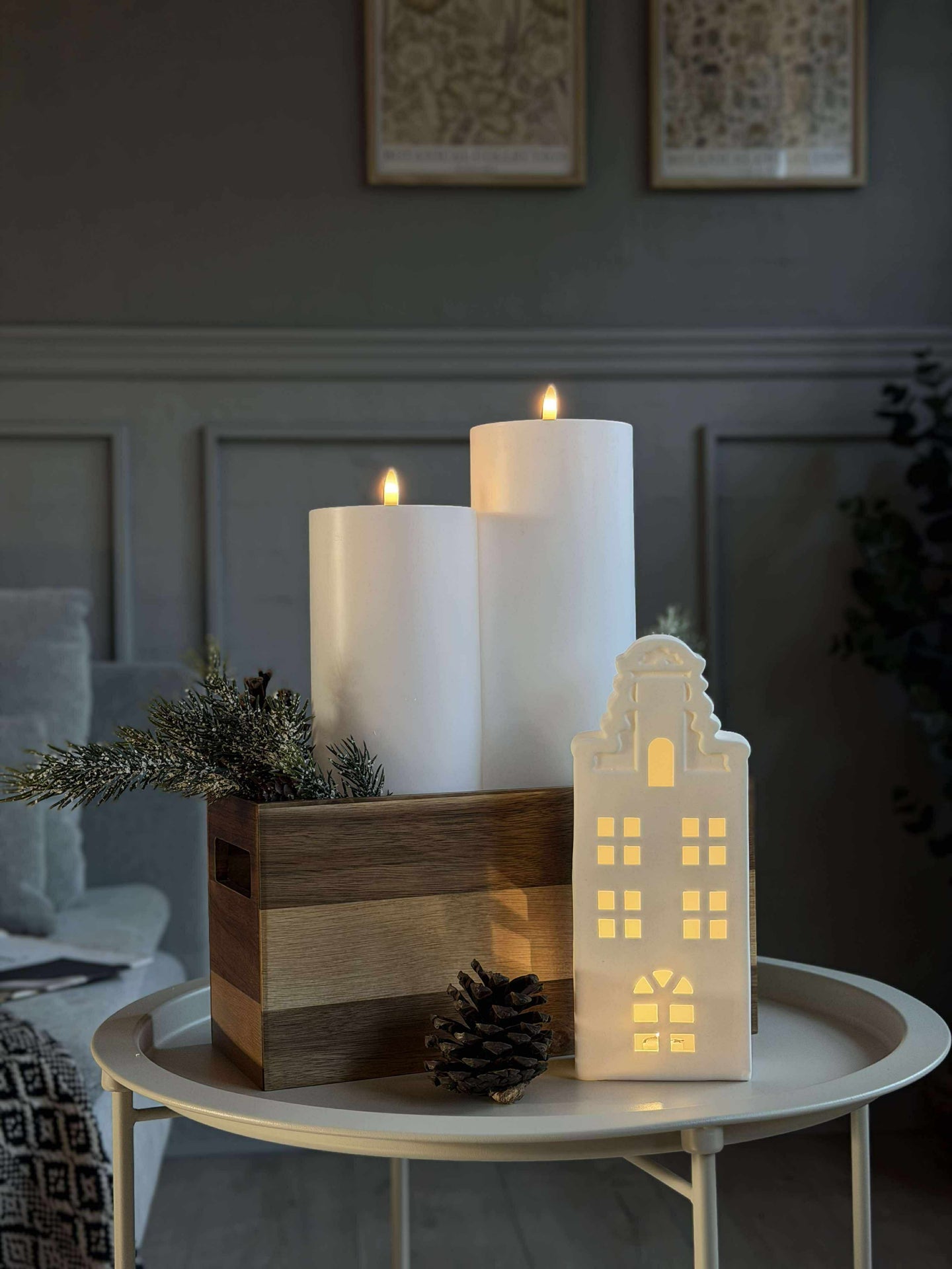 Låda i akaciaträ - 30cm