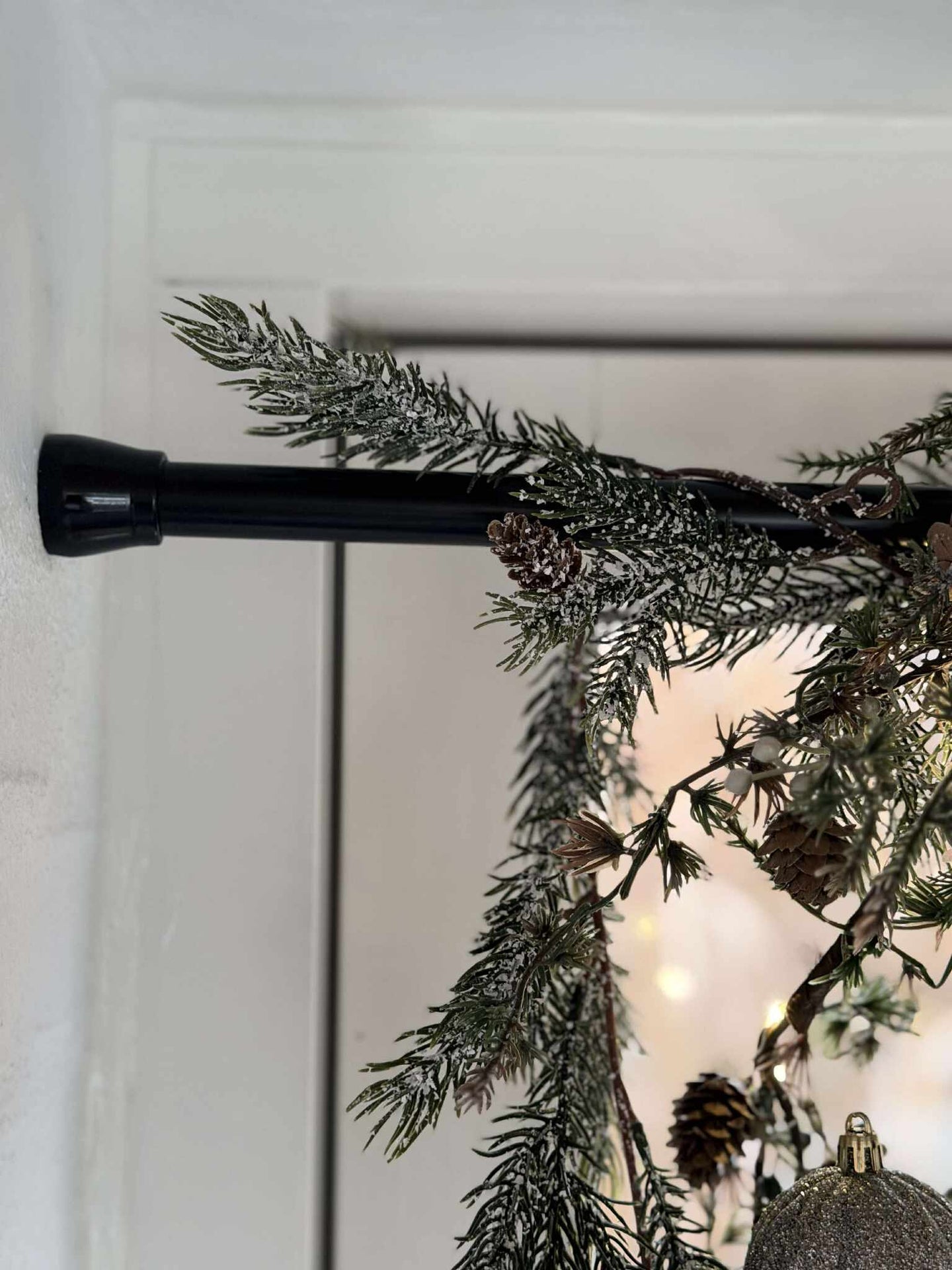 Duschstång Svart - Flera storlekar