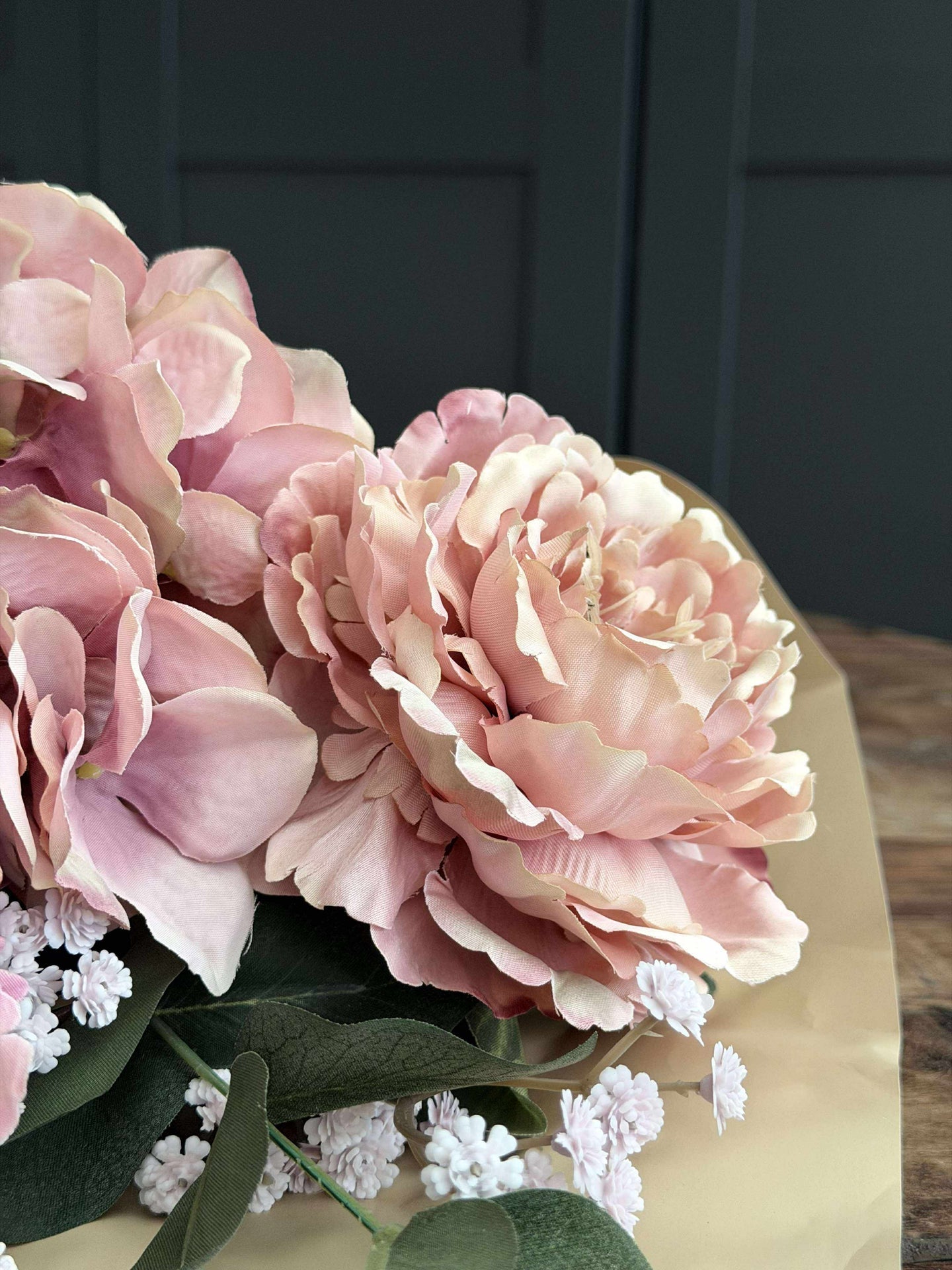 Bukett - Hortensia rosa