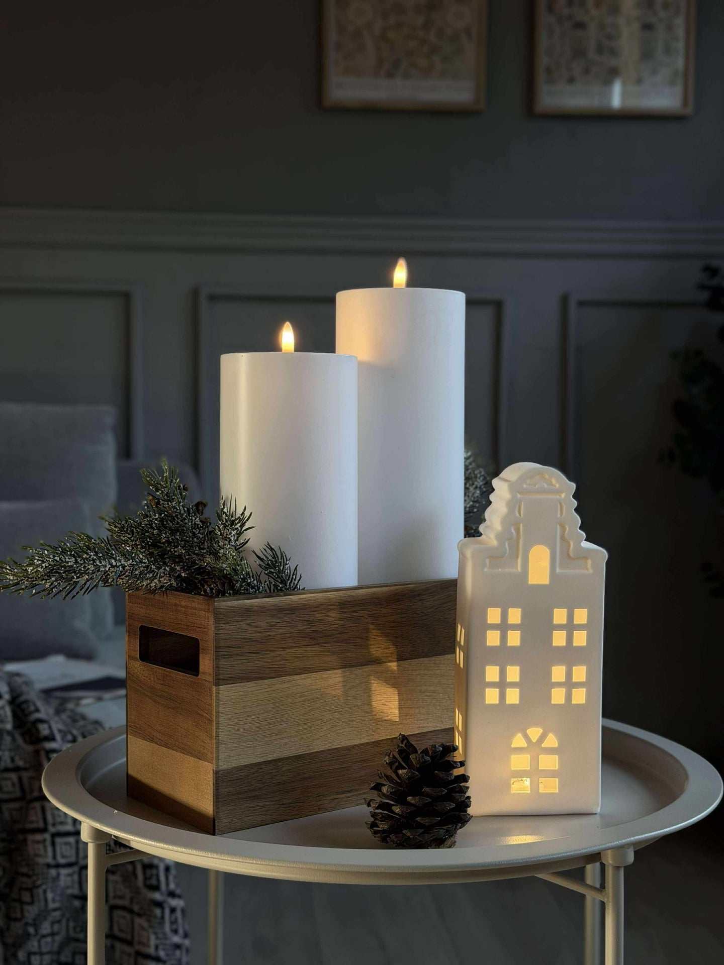 Låda i akaciaträ - 30cm