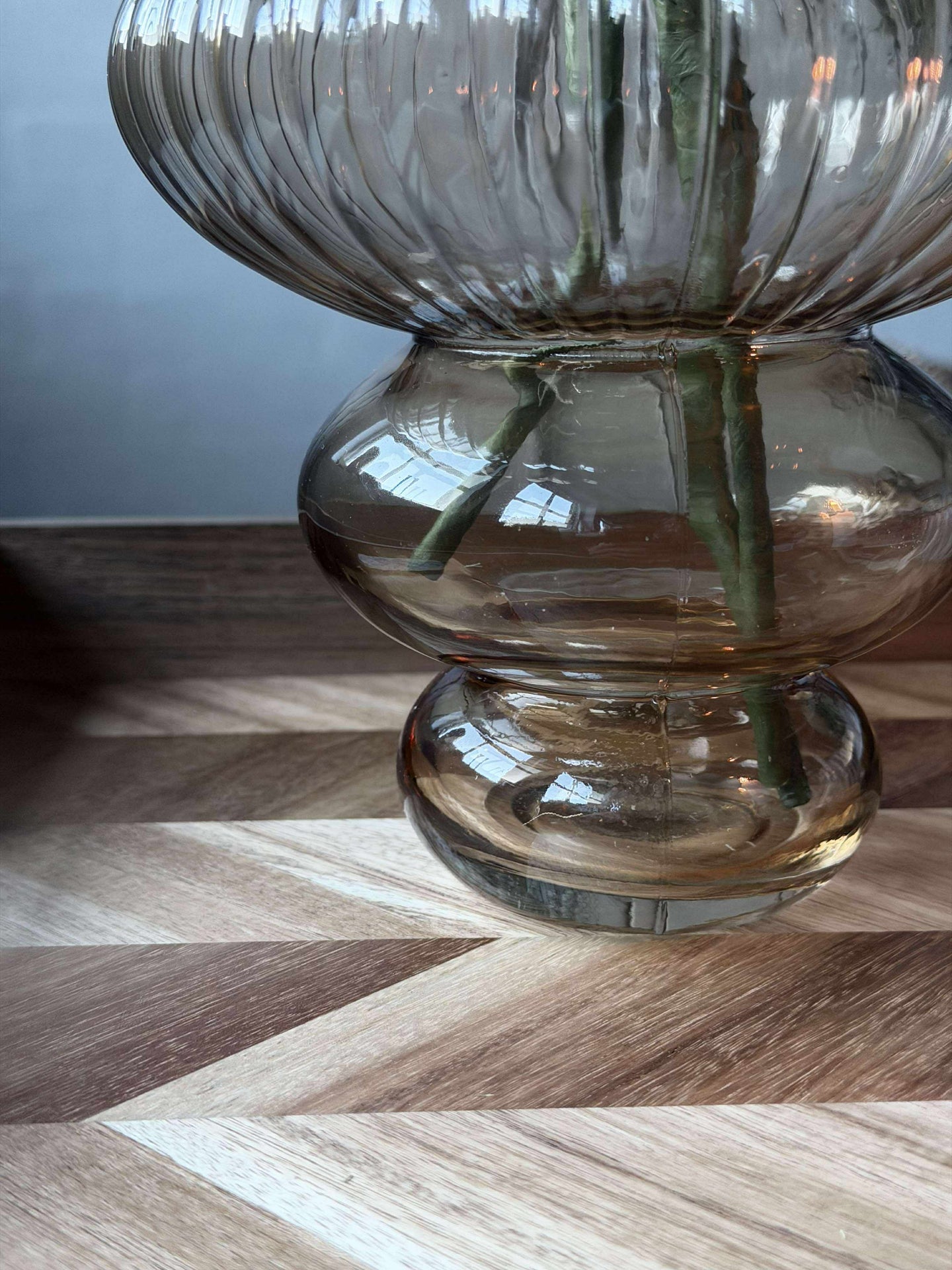 Bricka fiskbensmönster - 48 cm