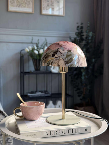 Bordslampa blomma / guld