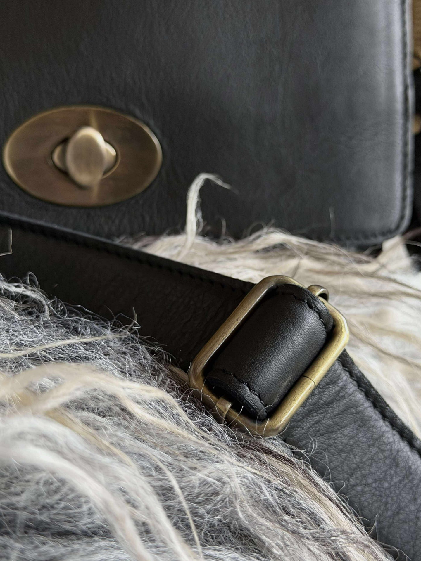 Crossover Svart Läder – Stor