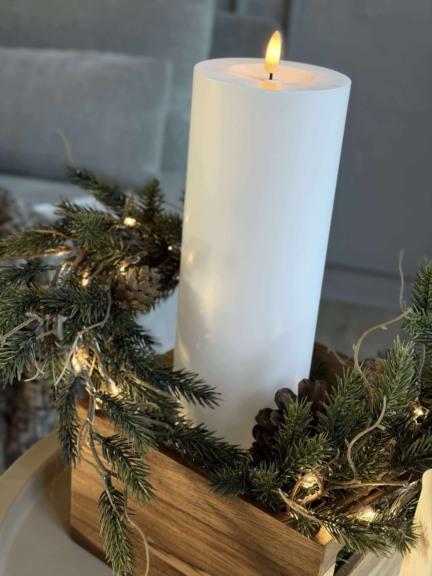 Låda i akaciaträ - 20x20