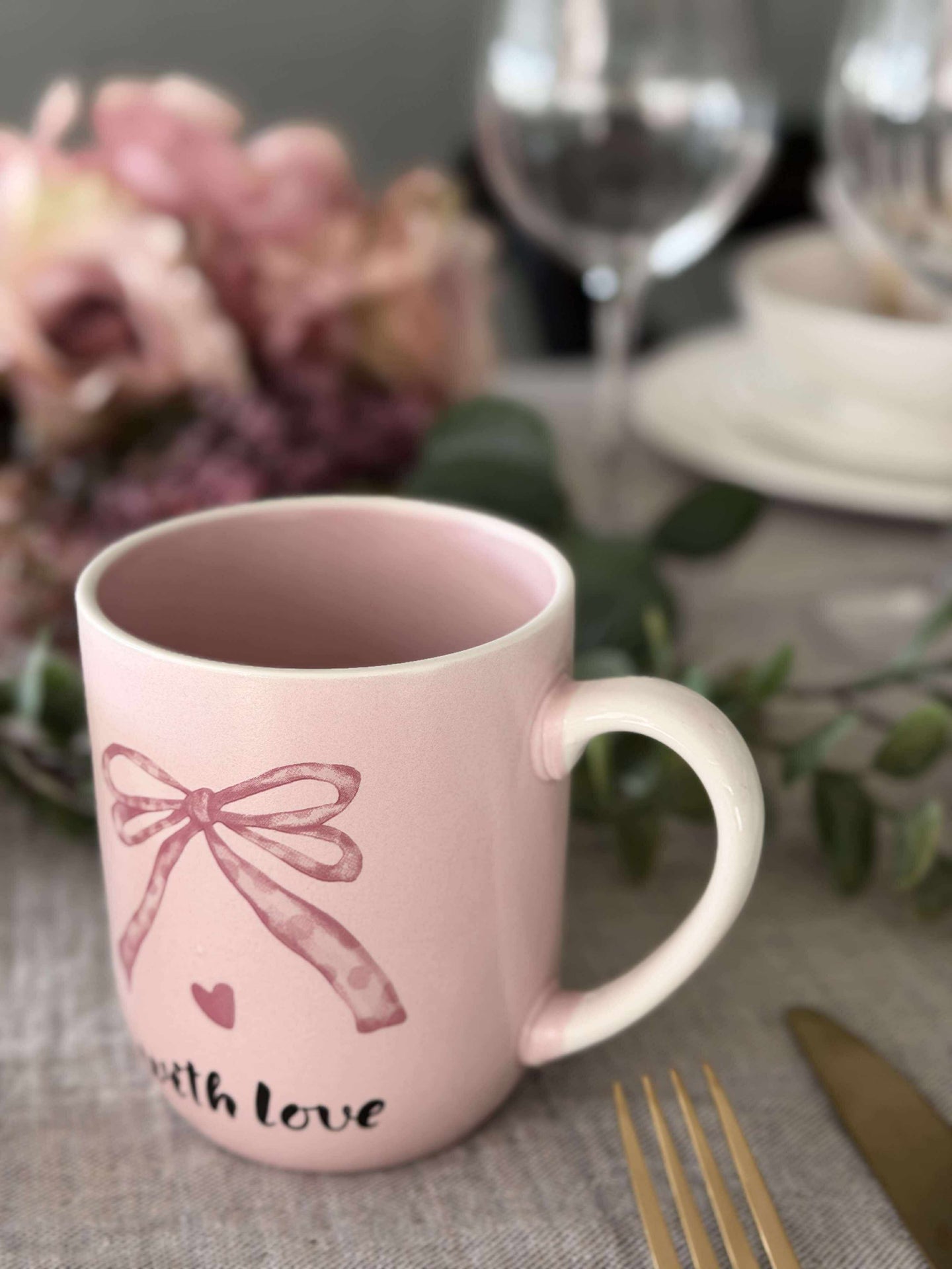 Mugg Slöja - Mjuk ros