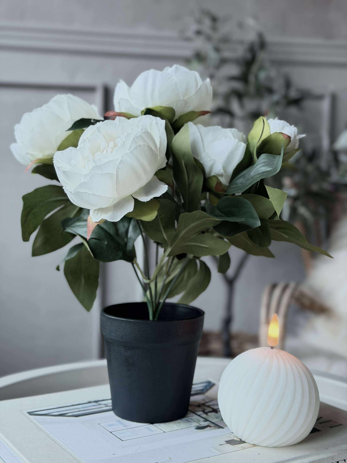 Pion i kruka - Vit