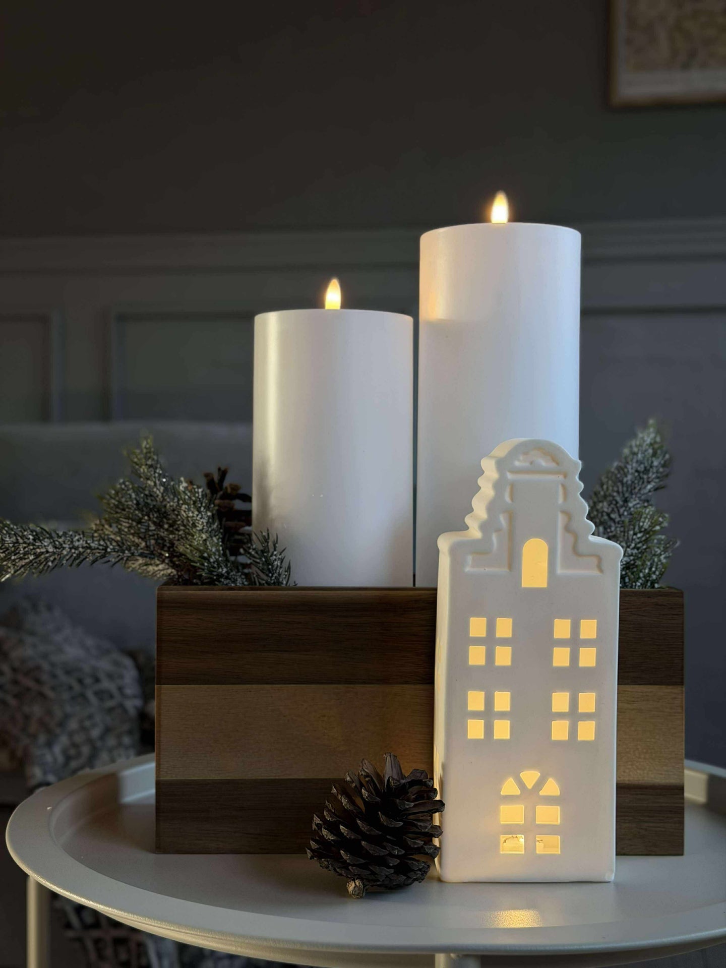 Låda i akaciaträ - 30cm