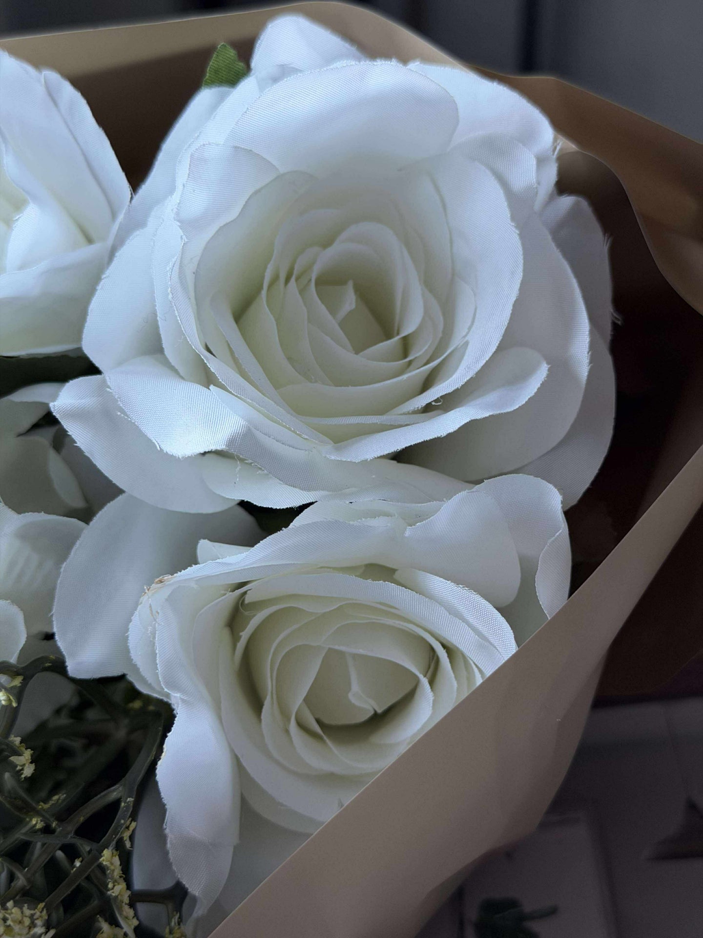 Bukett med hortensia - Vit