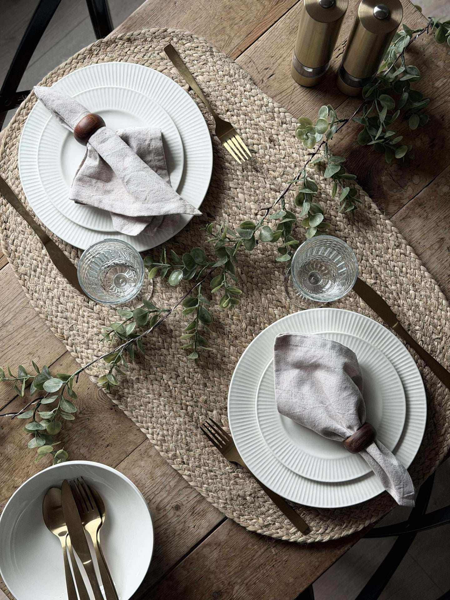 Dörrmatta Jute Oval