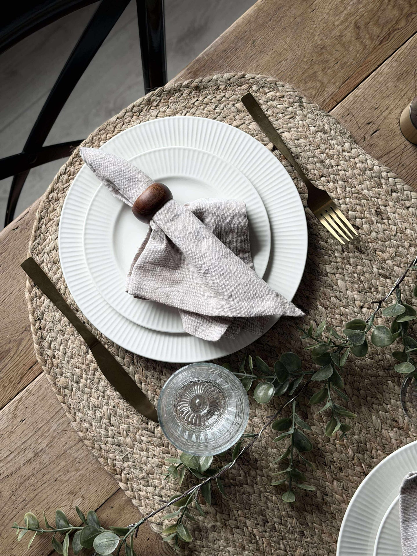 Dörrmatta Jute Oval