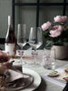 Glas med rosett