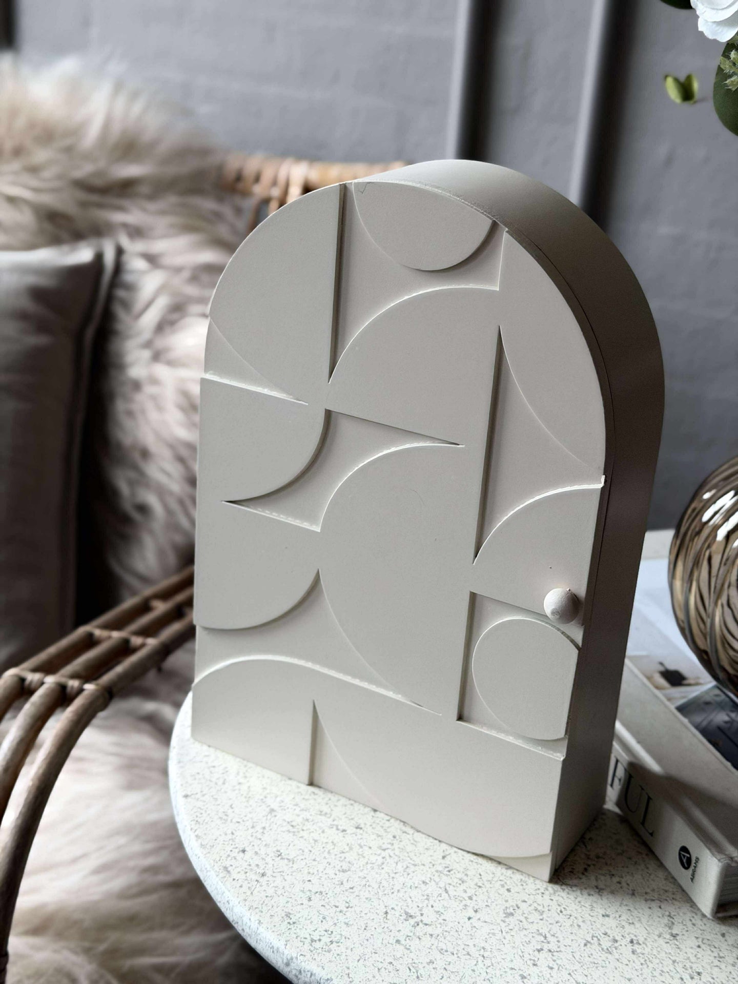 Nyckelskåp - Kräm eller rosa