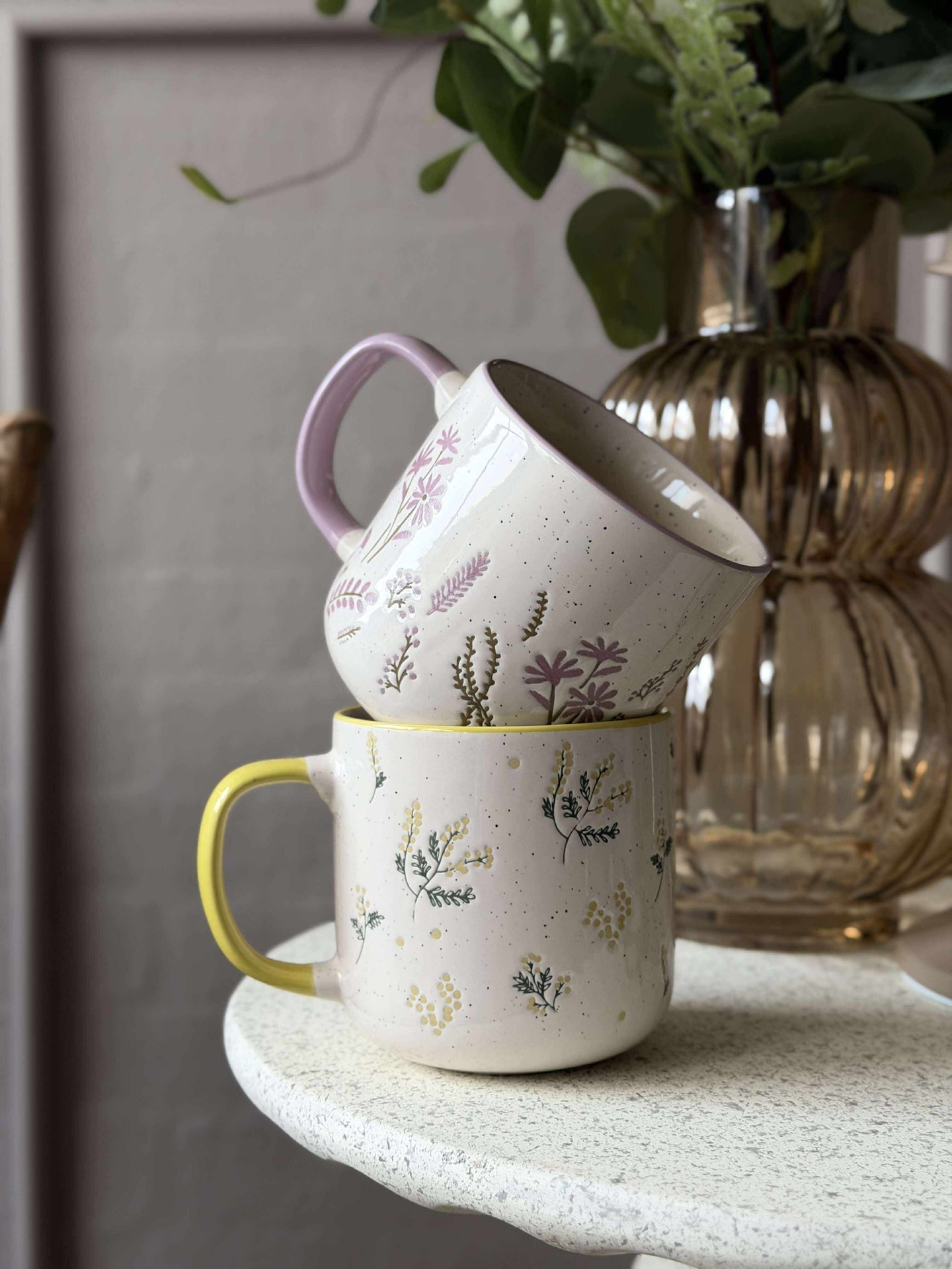 Mugg med blommor - MIX