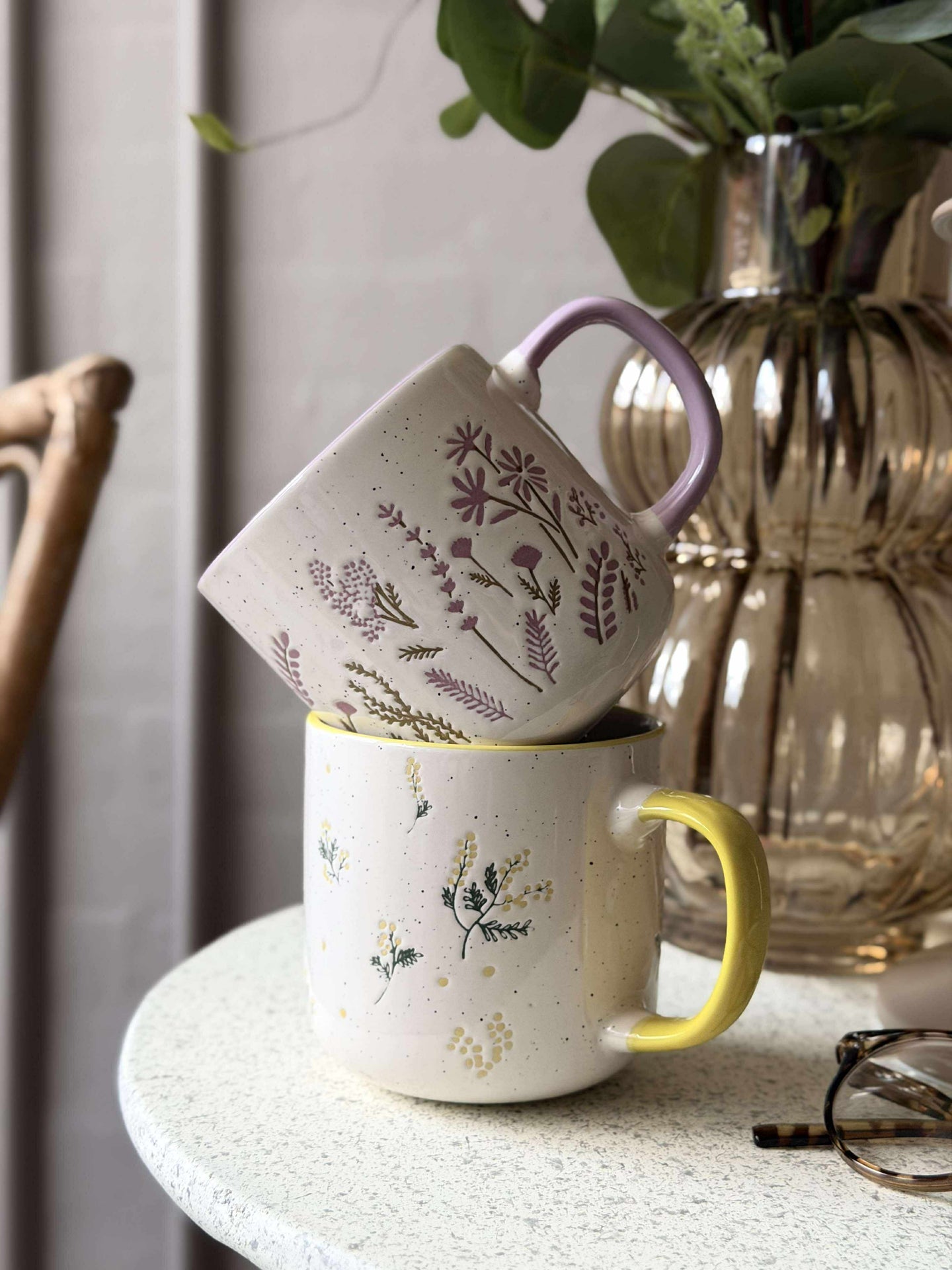 Mugg med blommor - MIX