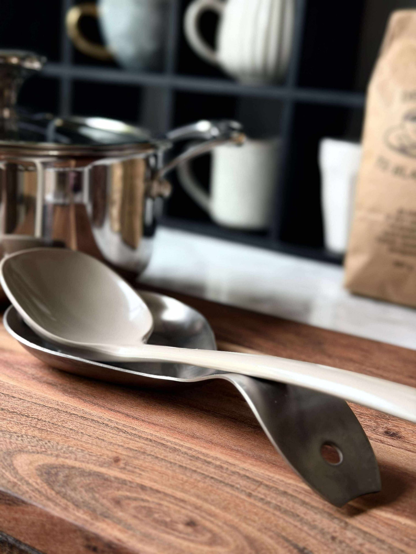 Skedhållare - Rostfritt stål